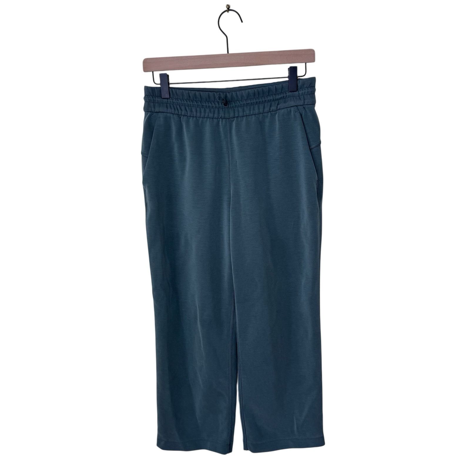 Lululemon Lululemon Softstreme High-Rise Straight Leg Crop Forest GRN Size 28" / US 6 / IT 42 - 3 Thumbnail