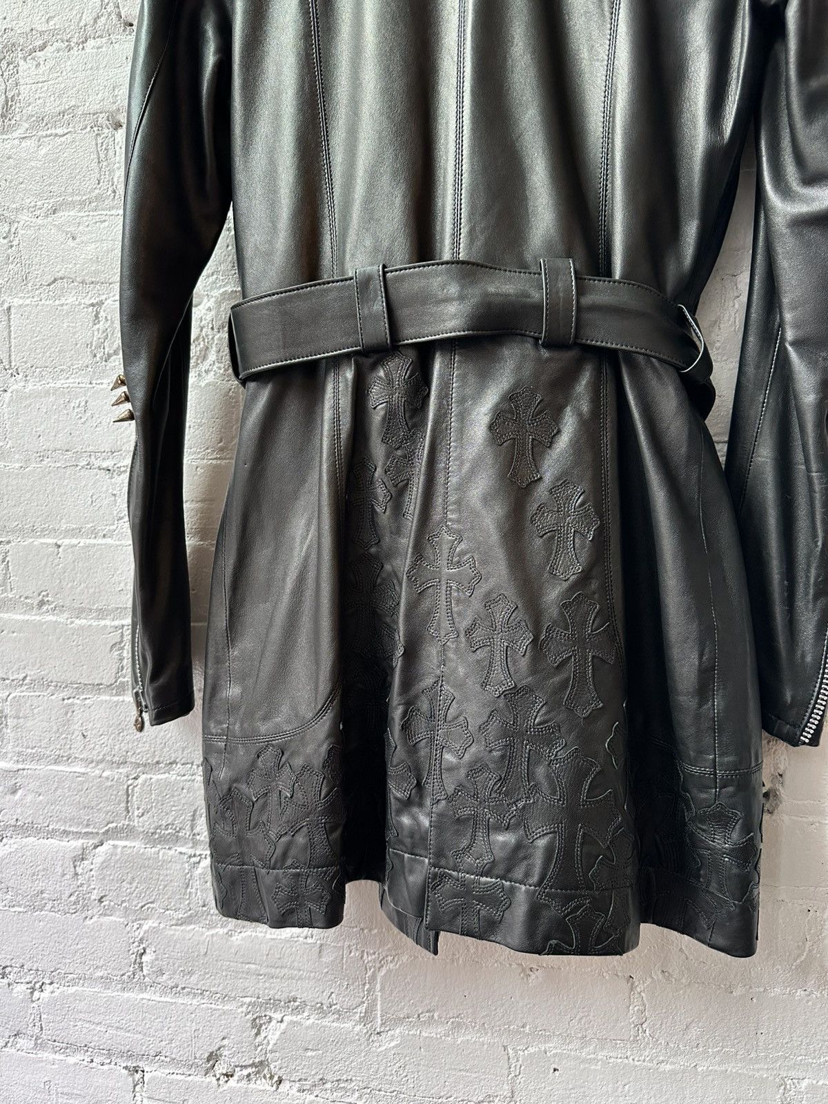 Chrome Hearts CHROME HEARTS 1-1 CUSTOM LEATHER JACKET Size M / US 6-8 / IT 42-44 - 6 Thumbnail