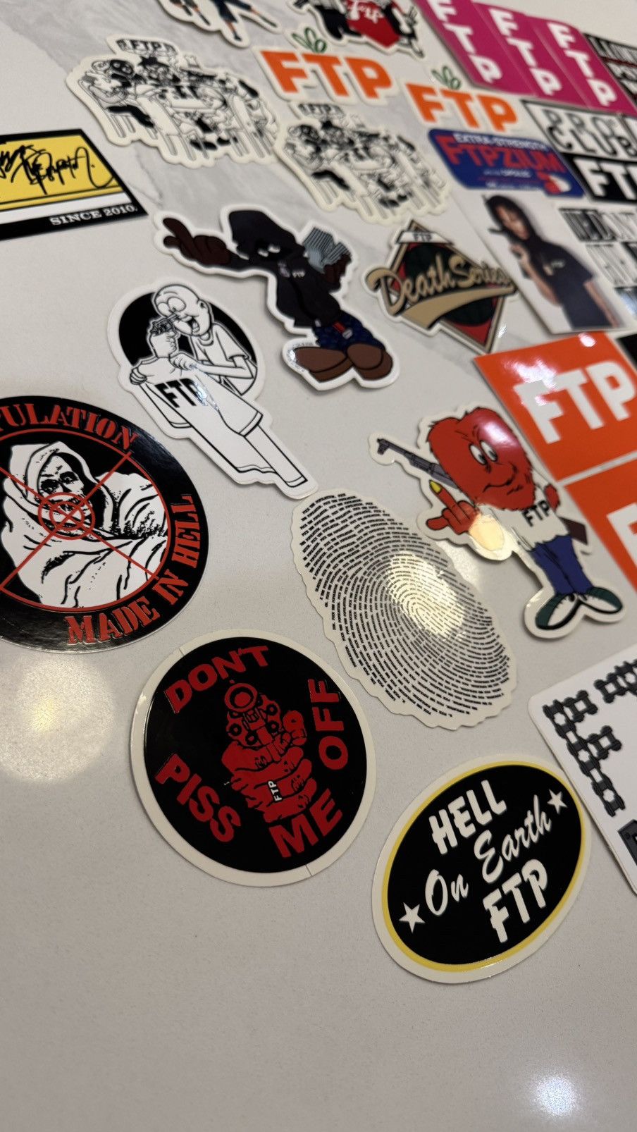 Fuck The Population Ftp Sticker Collection Fuck The Population sticker logo lot Size ONE SIZE - 9 Thumbnail