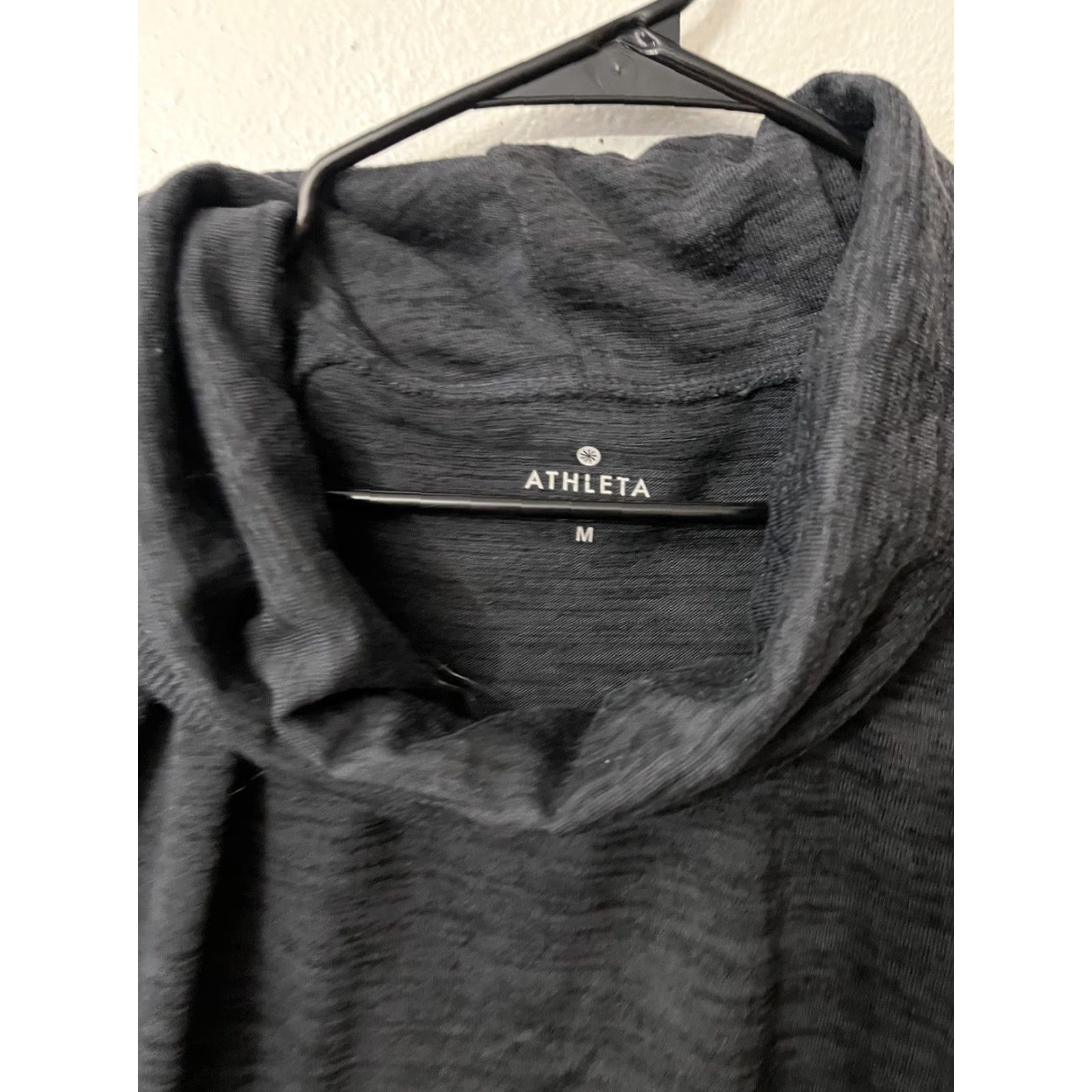 Athleta Athleta Sweatshirt Women M Gray Pullover Cowl Neck Activewear Knit Polyester Spandex 69114 Athletic Outdoor Womens Size M / US 6-8 / IT 42-44 - 3 Thumbnail