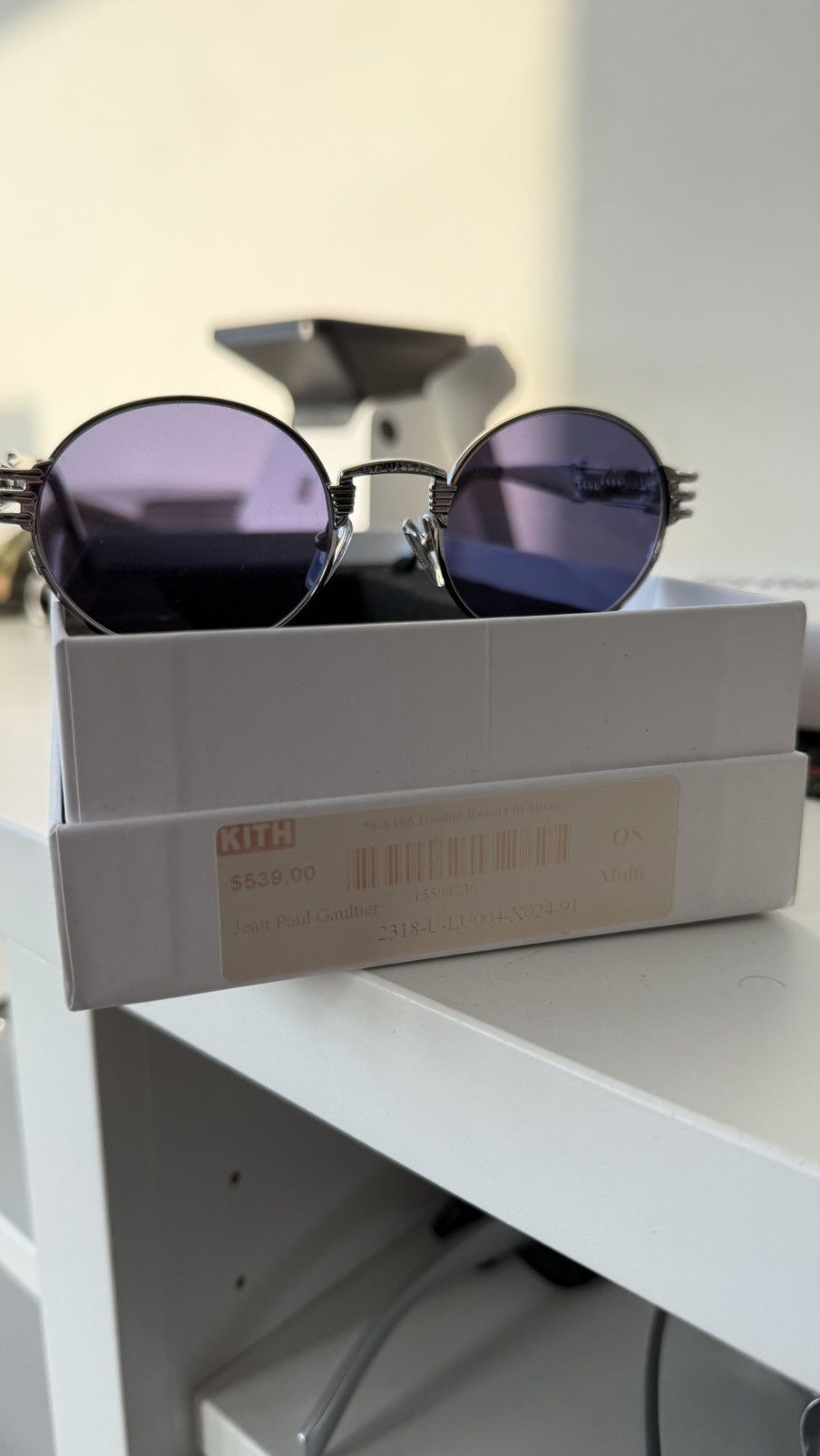 Jean Paul Gaultier Jean Paul Gaultier Glasses The Silver 56-6106 Sunglasses Size ONE SIZE - 5 Thumbnail