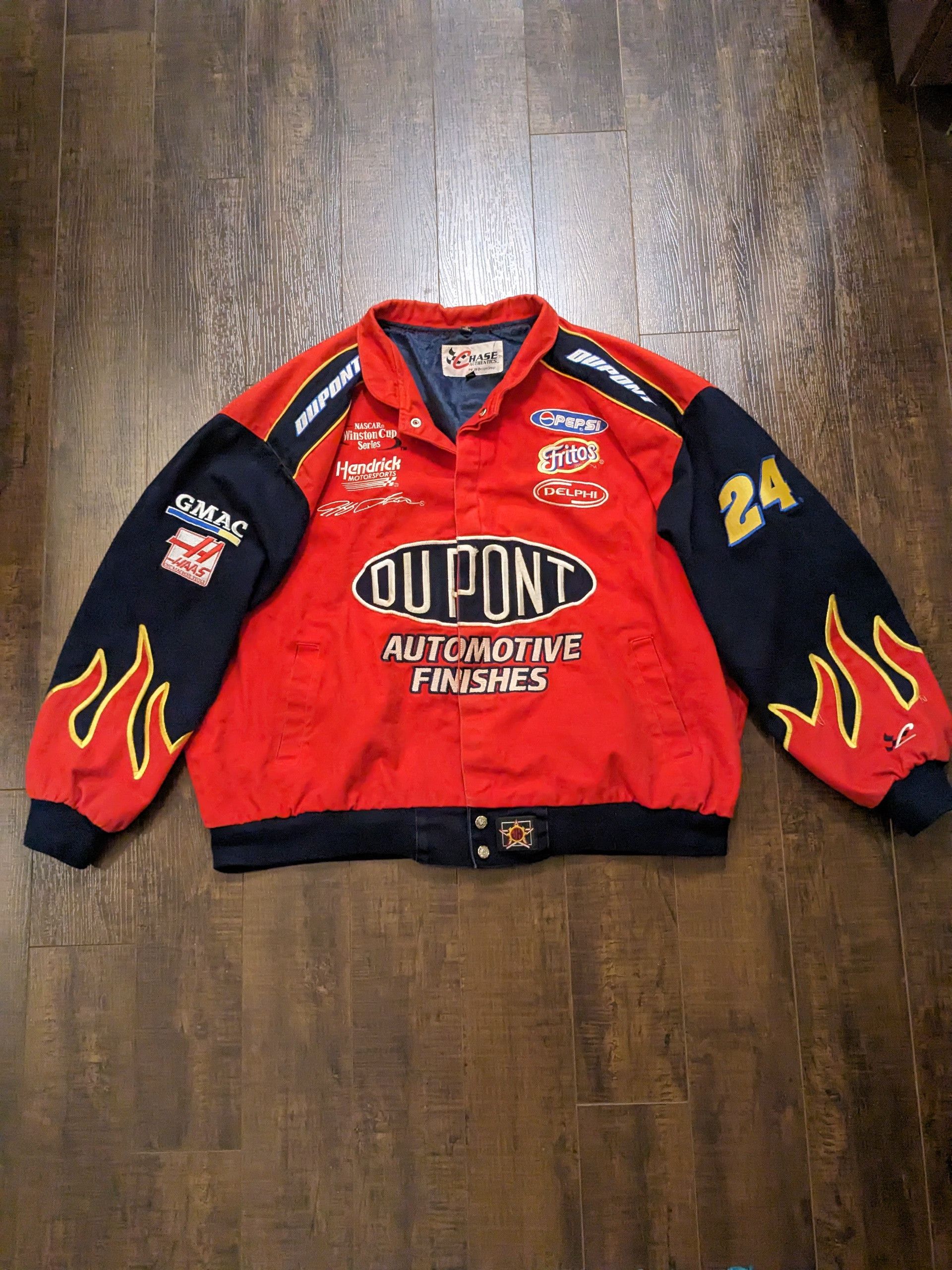 image of Jeff Gordon Dupont Chase Authentics Jacket - 3X Large in Red, Men's (Size 2XL)