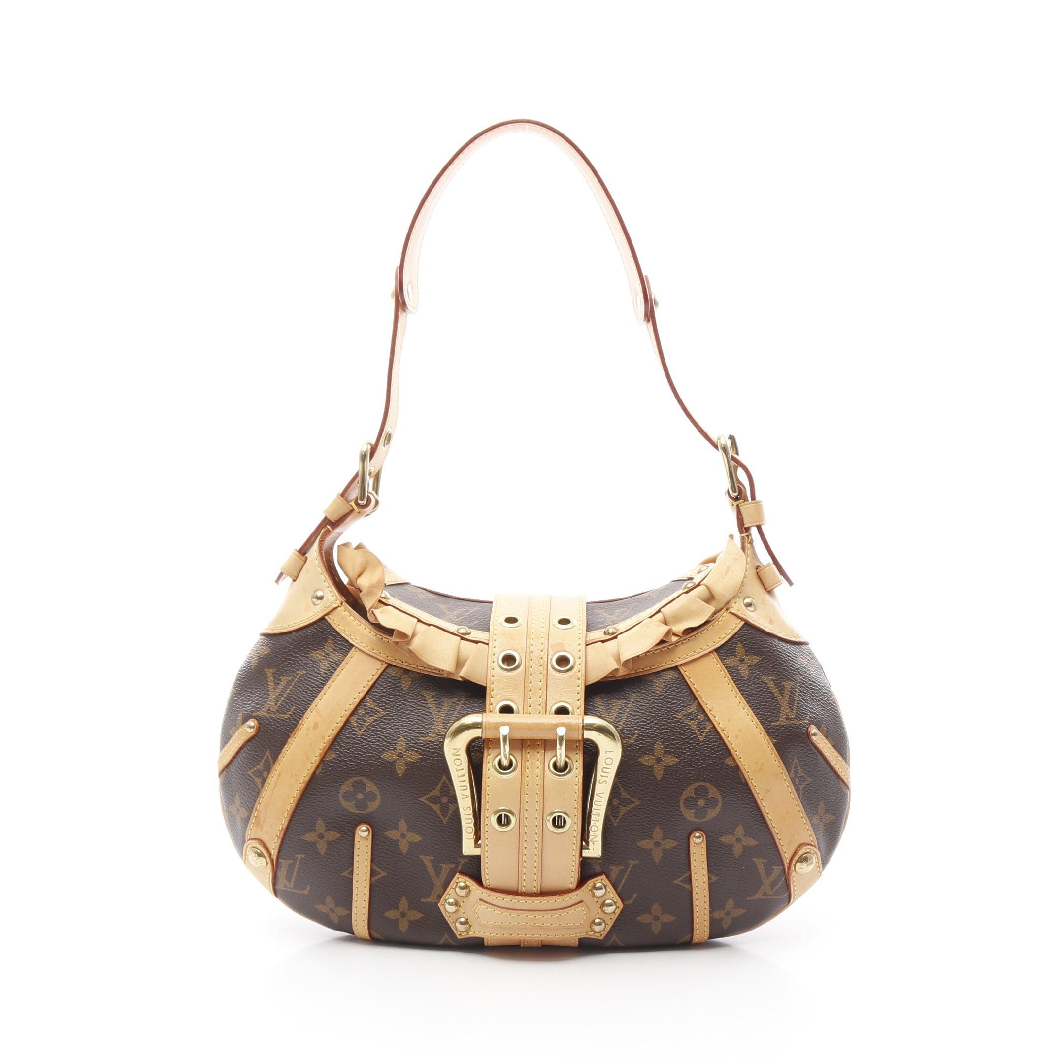 Louis Vuitton Leonor Monogram Shoulder Bag Leather Brown, Women's