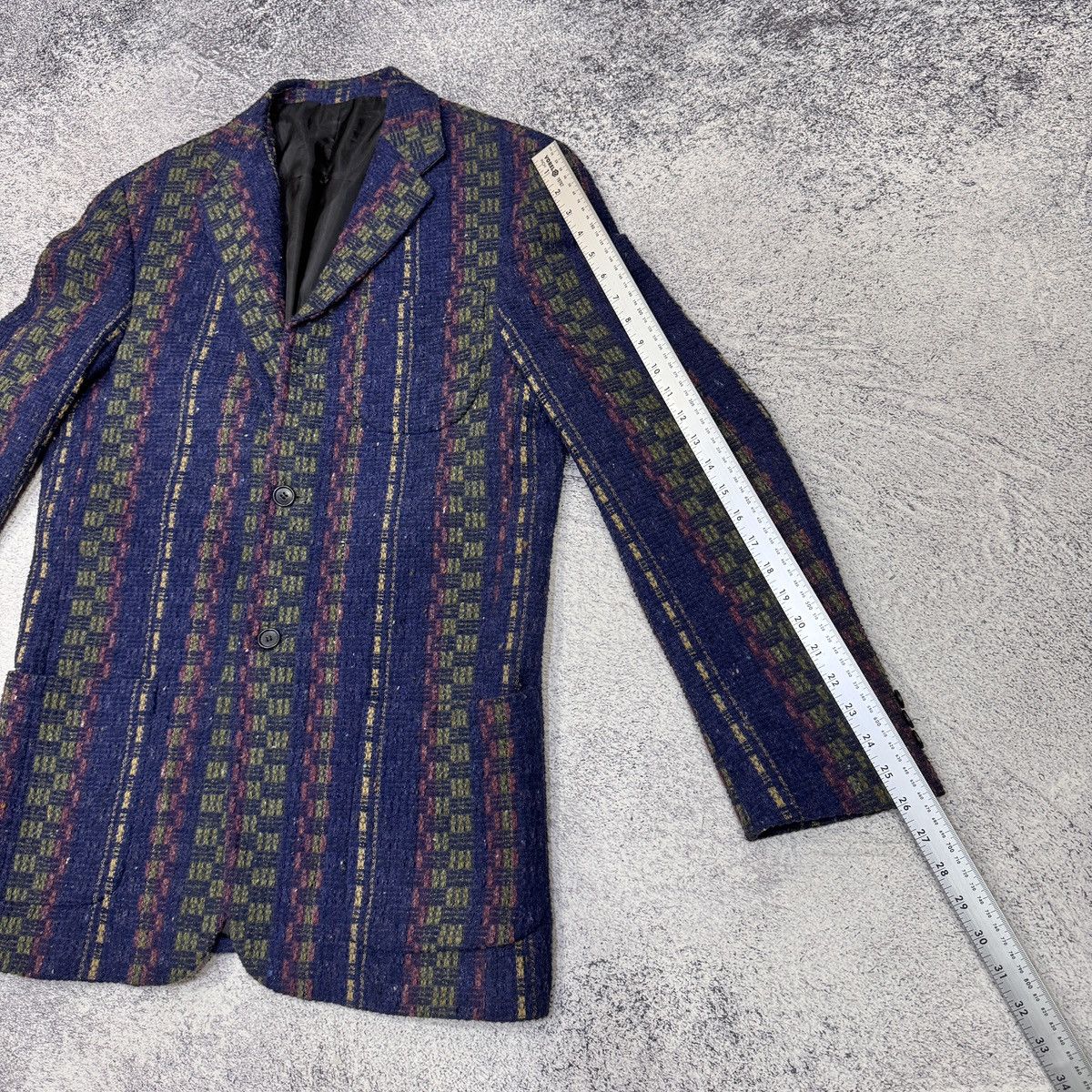 Other Michel Axel Paris 100% Lana Wool Mens Blazer Sport Coat 50R Size 50R - 14 Thumbnail