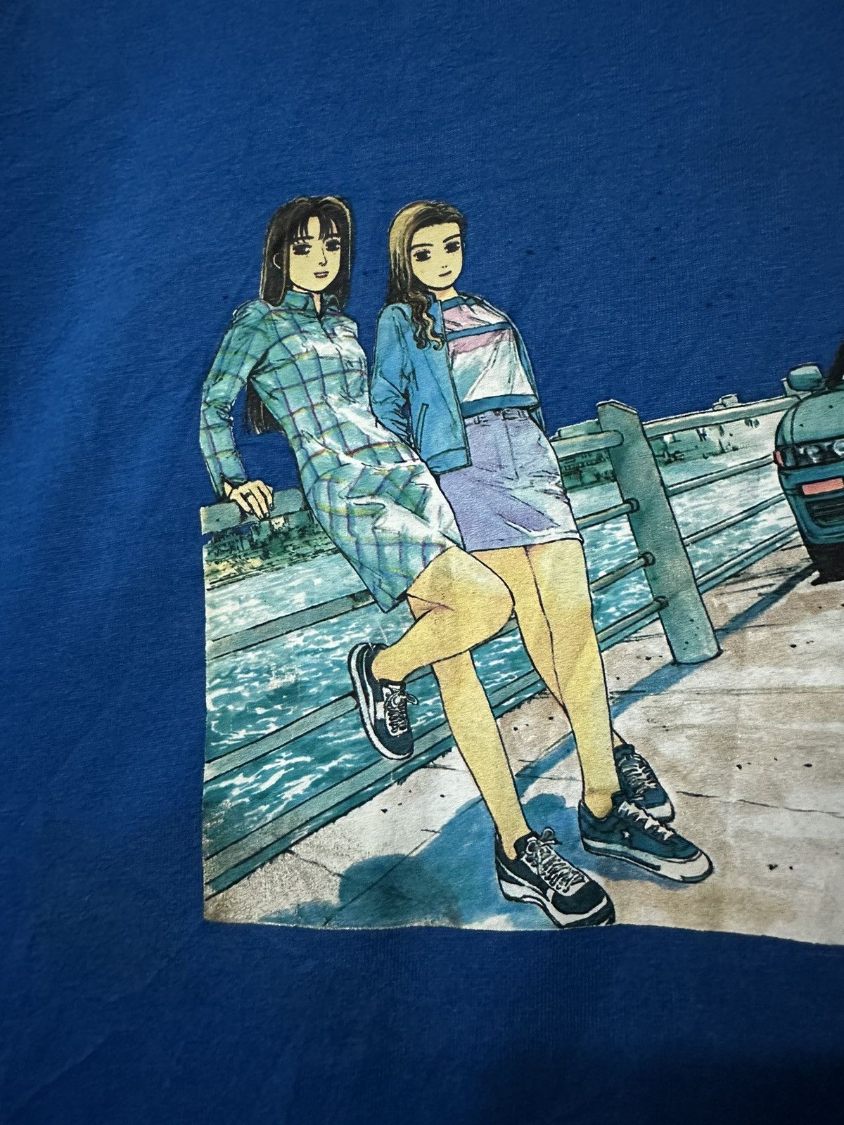 Anime Vintage Initial D Movie Anime Japan Tee Size US L / EU 52-54 / 3 - 4 Thumbnail