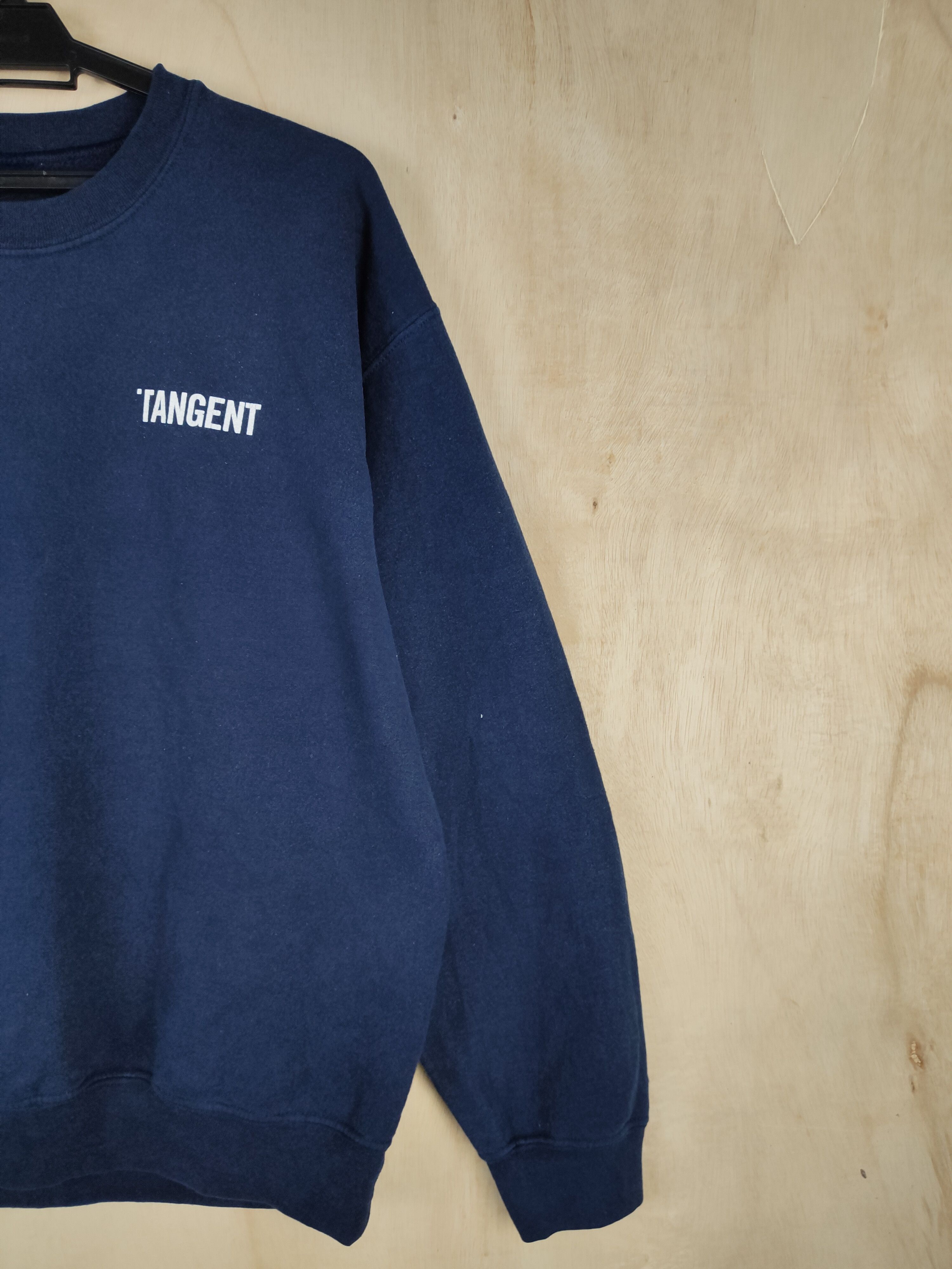Japanese Brand × Vintage Japanese Brand tangent Dark Blue Sweatshirts #S2606 Size US M / EU 48-50 / 2 - 6 Thumbnail