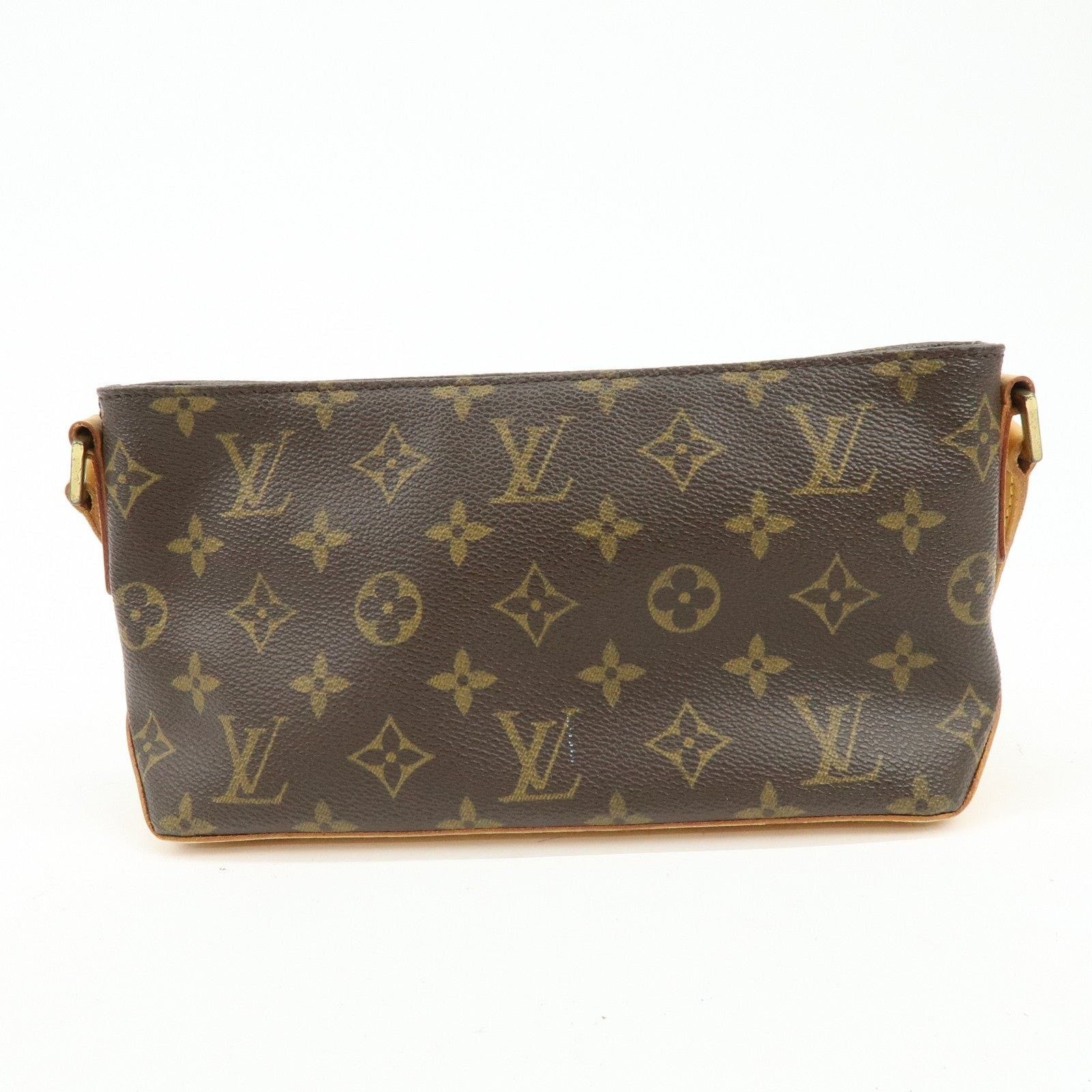 Louis Vuitton Louis Vuitton Monogram Trotteur Canvas Shoulder Bag Brown Size ONE SIZE - 2 Thumbnail