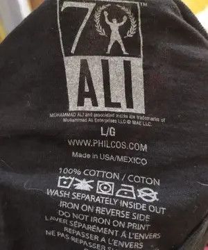 Vintage Muhammad Ali VS Sonny Liston 1965 Graphics tee Size US L / EU 52-54 / 3 - 3 Thumbnail