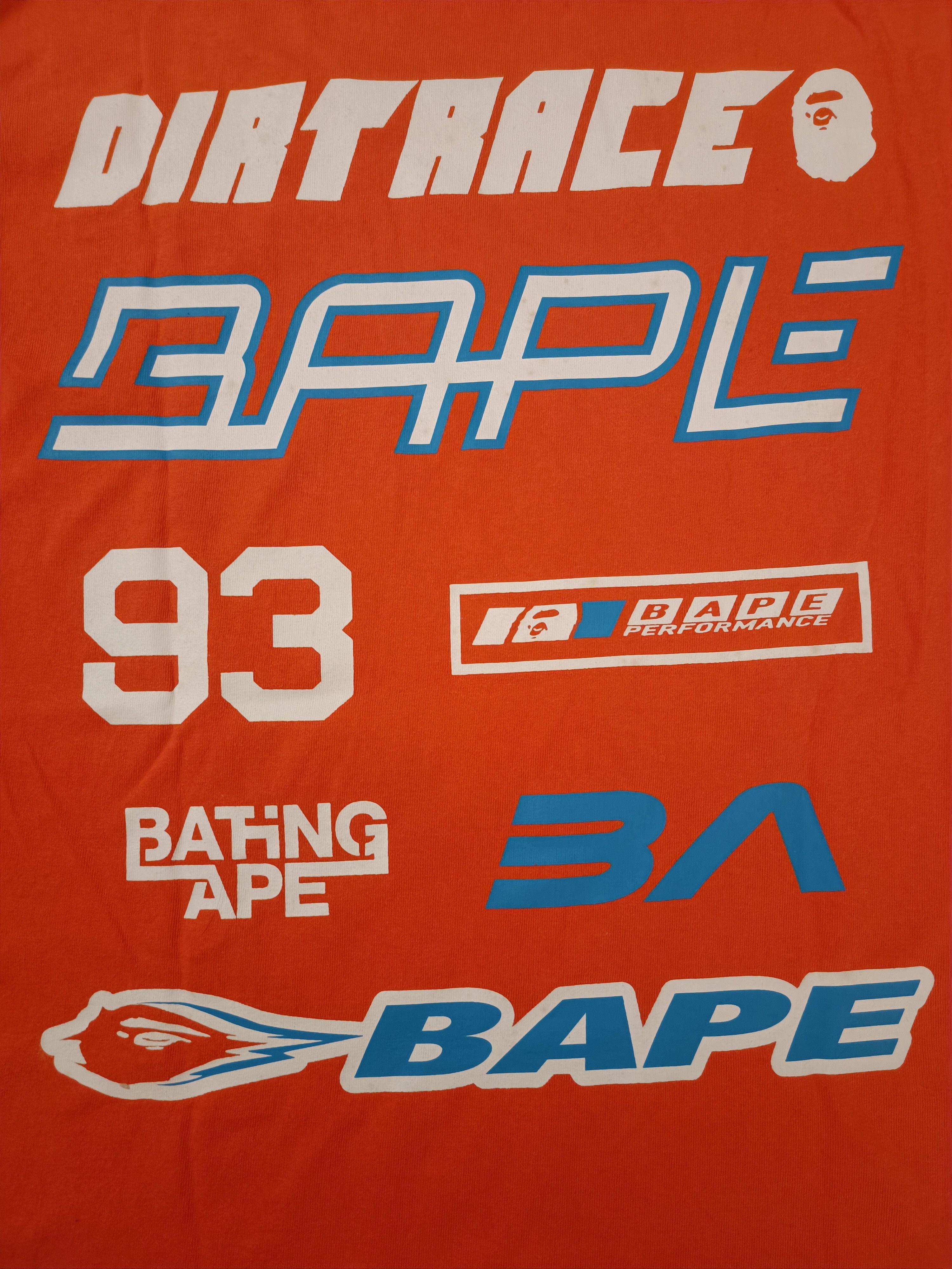 Bape ♦️Bape Dirt Race T Shirt Size US S / EU 44-46 / 1 - 3 Thumbnail