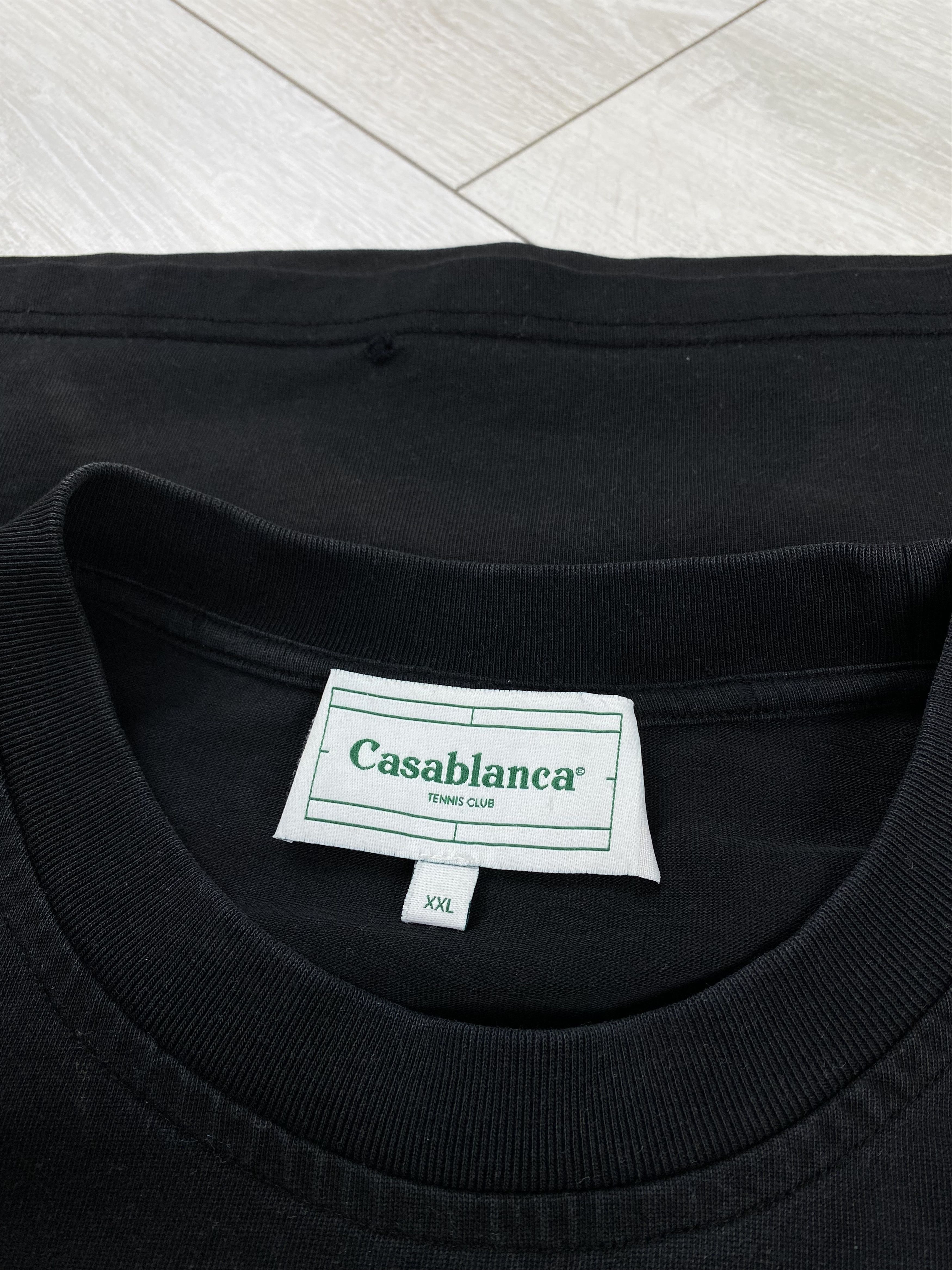 Casablanca Vintage Casablanca Tennis Club T-shirt Black XL-XXL Size US XL / EU 56 / 4 - 6 Thumbnail