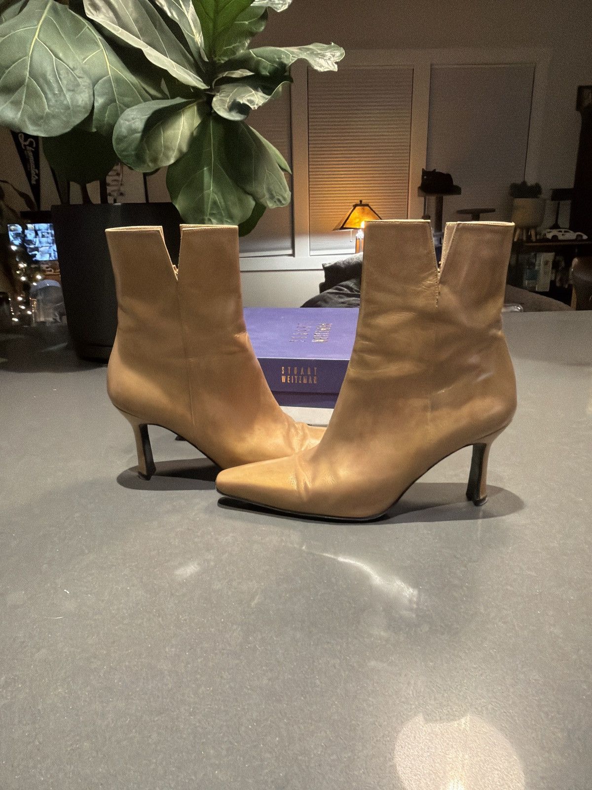 Stuart Weitzman Stuart Weitzman Lust Nectar Golden Calf Size US 7 / IT 37 - 4 Thumbnail