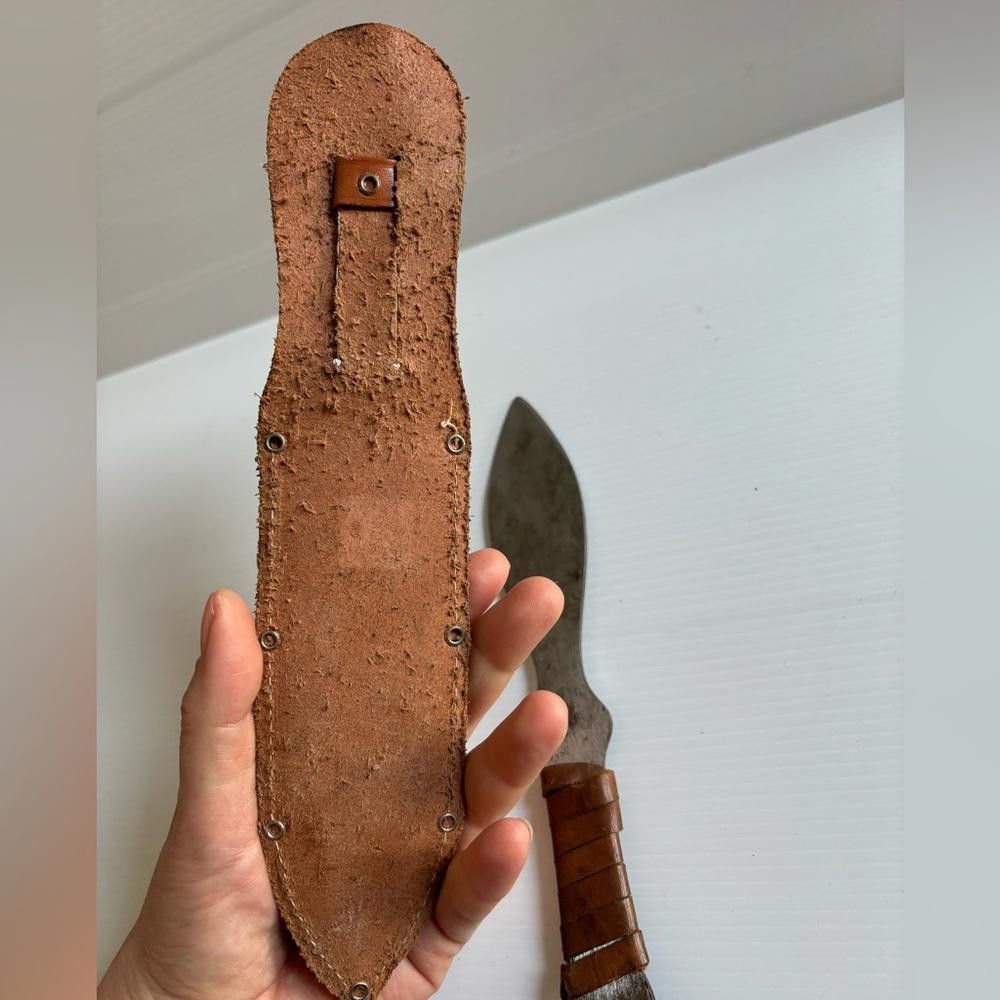 Designer Vintage Made in Germany Throwing Knife with Leather Sheath Size ONE SIZE - 4 Thumbnail