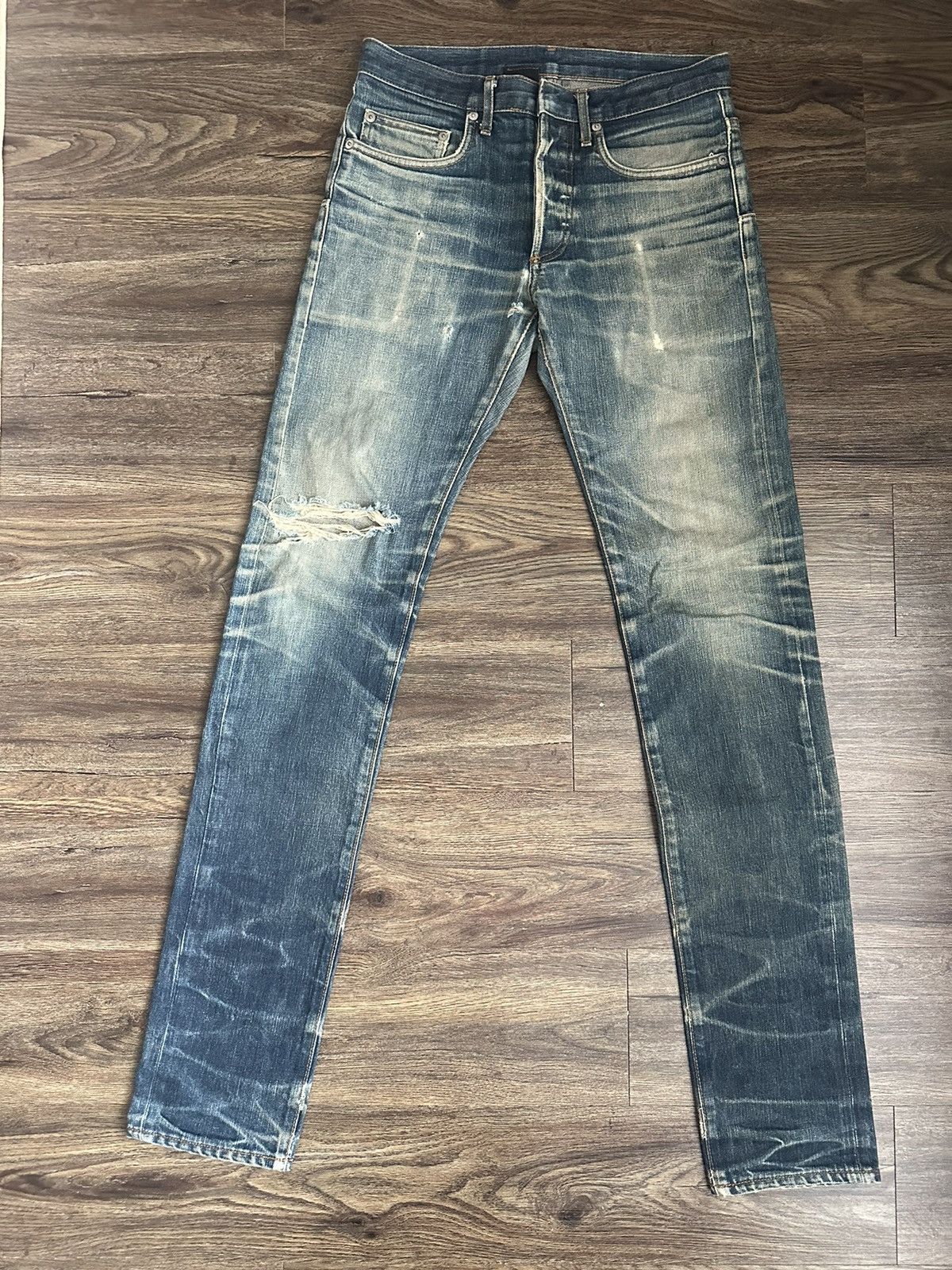 image of 06 Dior Hedi Slimane Jeans in Blue, Men's (Size 28)