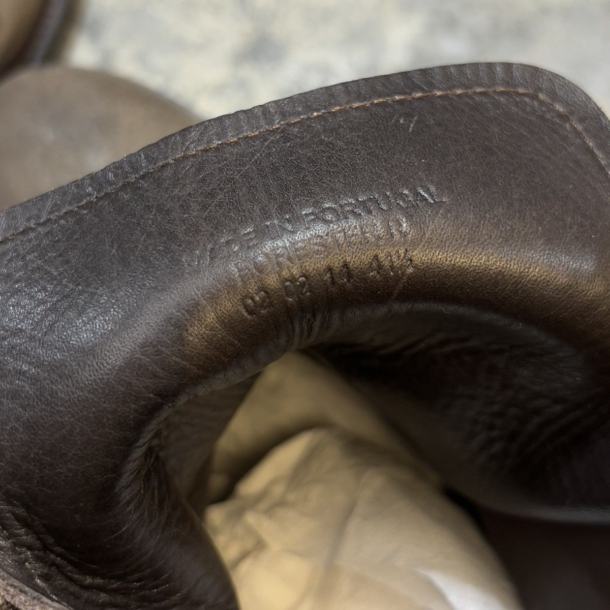 n.d.c. made by hand forester r hammer castoro leather handmade welted boots Size US 8.5 / EU 41-42 - 6 Thumbnail