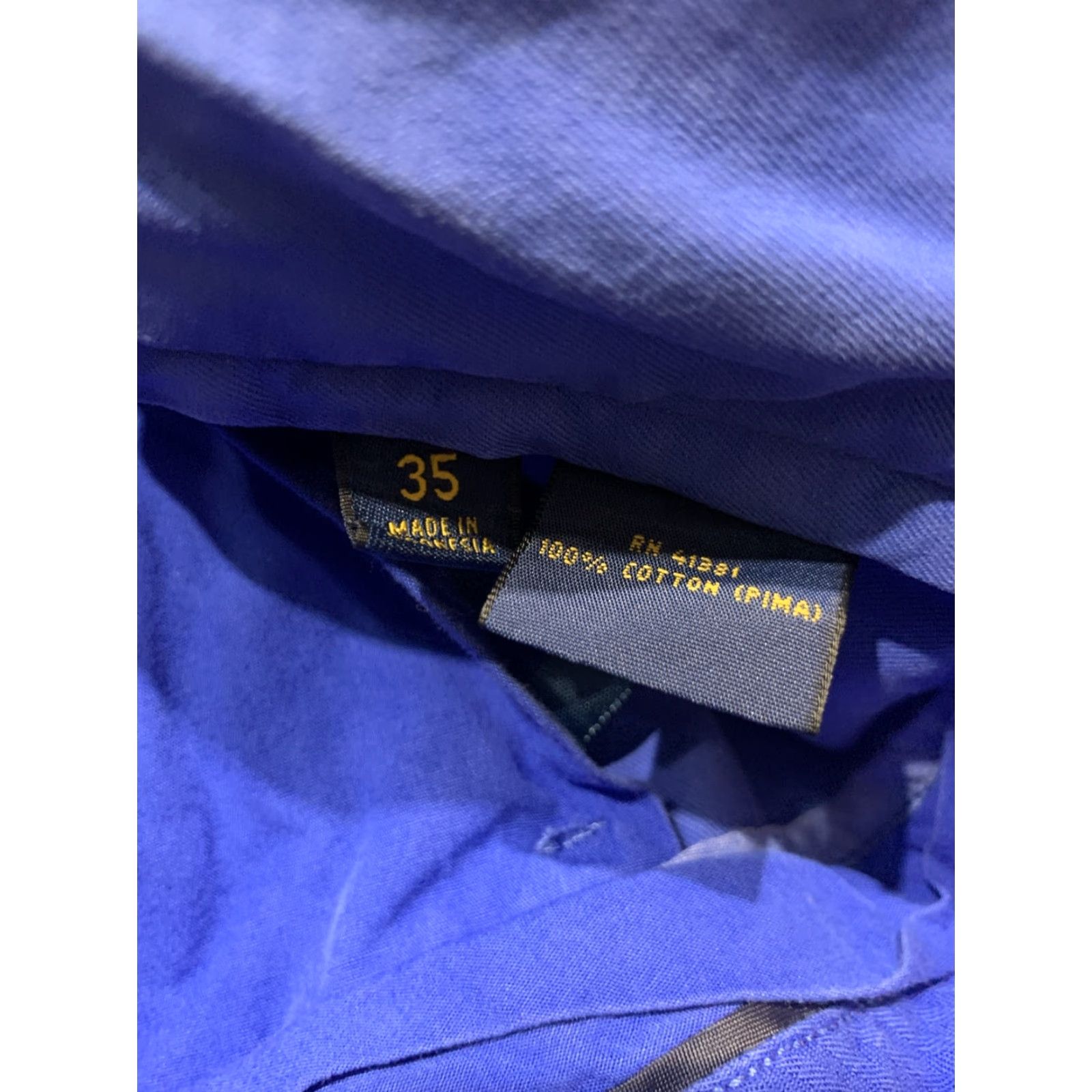 Polo Ralph Lauren Polo Ralph Lauren Shorts Mens 35 Blue Chino Casual Summer Spring Fall Lightweight Stretch Size US S / EU 44-46 / 1 - 6 Thumbnail
