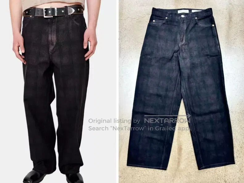 Our Legacy Our Legacy Black Checkered Denim Jeans Size US 28 / EU 44 - 1 Thumbnail