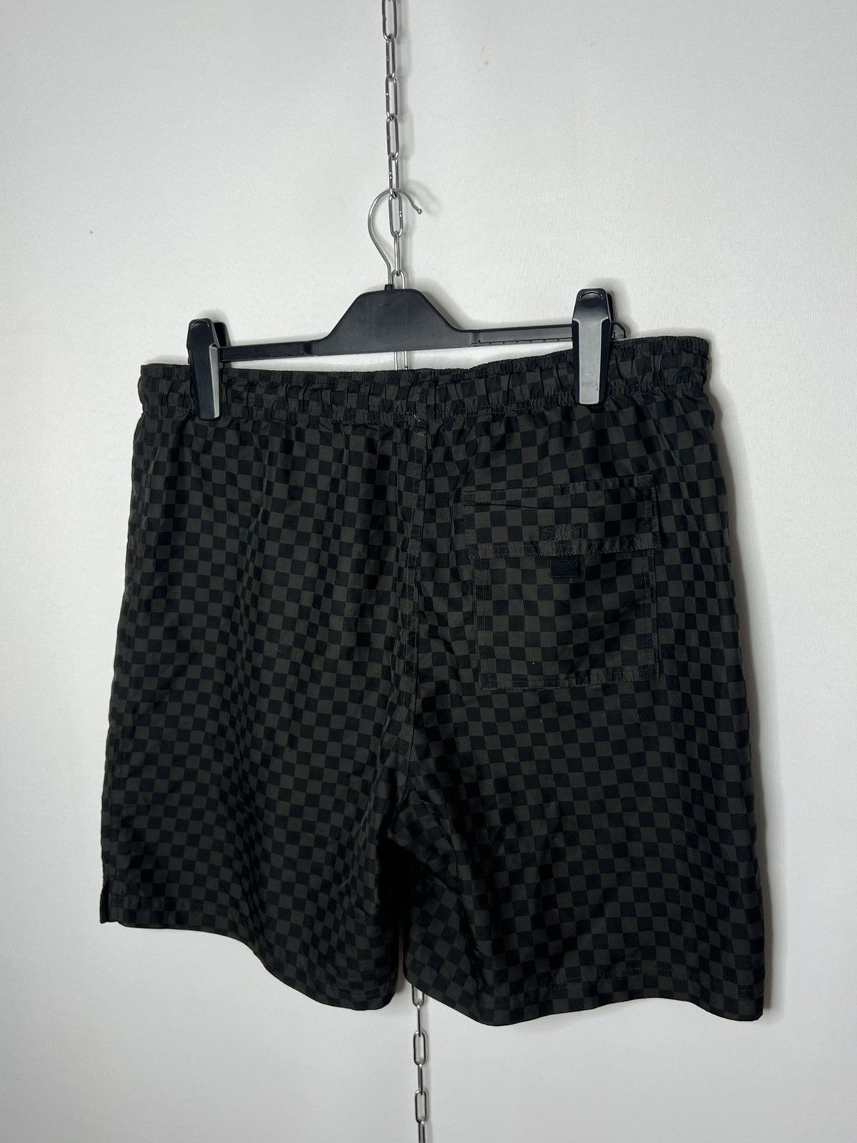 Fred Perry 🔥 Vintage Fred Perry Nylon Plaid Shorts Swim Casual ✌️ Size US 34 / EU 50 - 5 Thumbnail