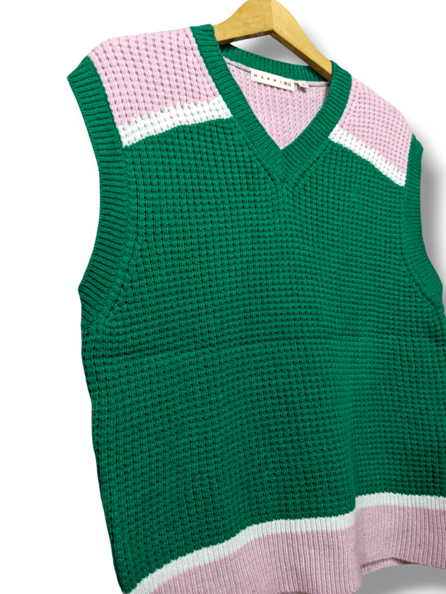Marni × Uniqlo Uniqlo Marni Popcorn Knitwear Sleeve Less Size US XXL / EU 58 / 5 - 2 Thumbnail