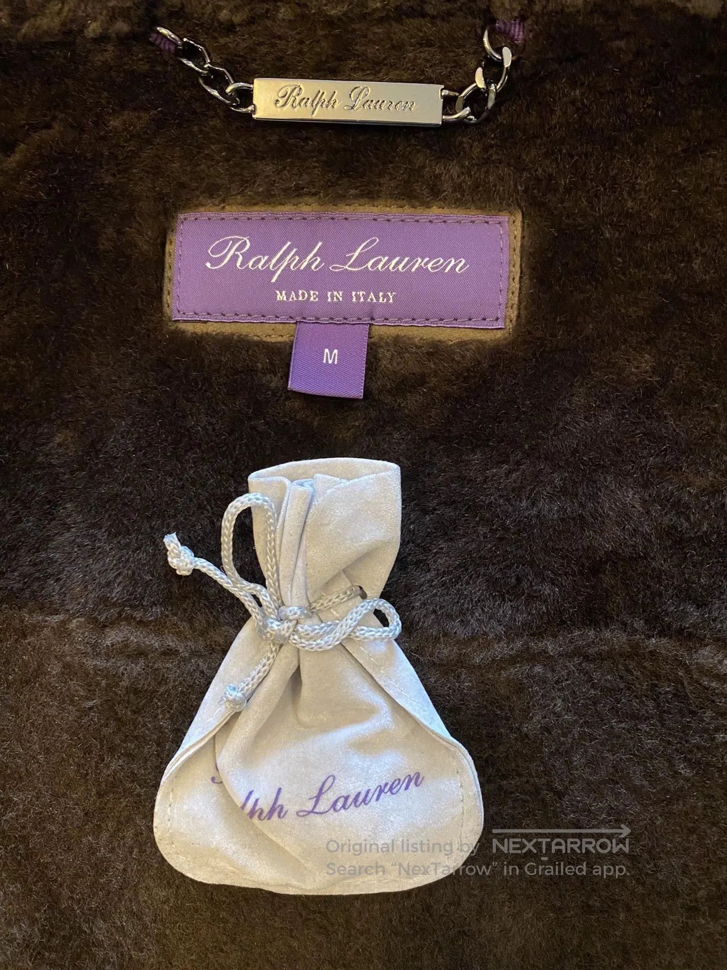 Polo Ralph Lauren Brown Shearling Collar Utility Jacket Size M. Size US M / EU 48-50 / 2 - 5 Thumbnail