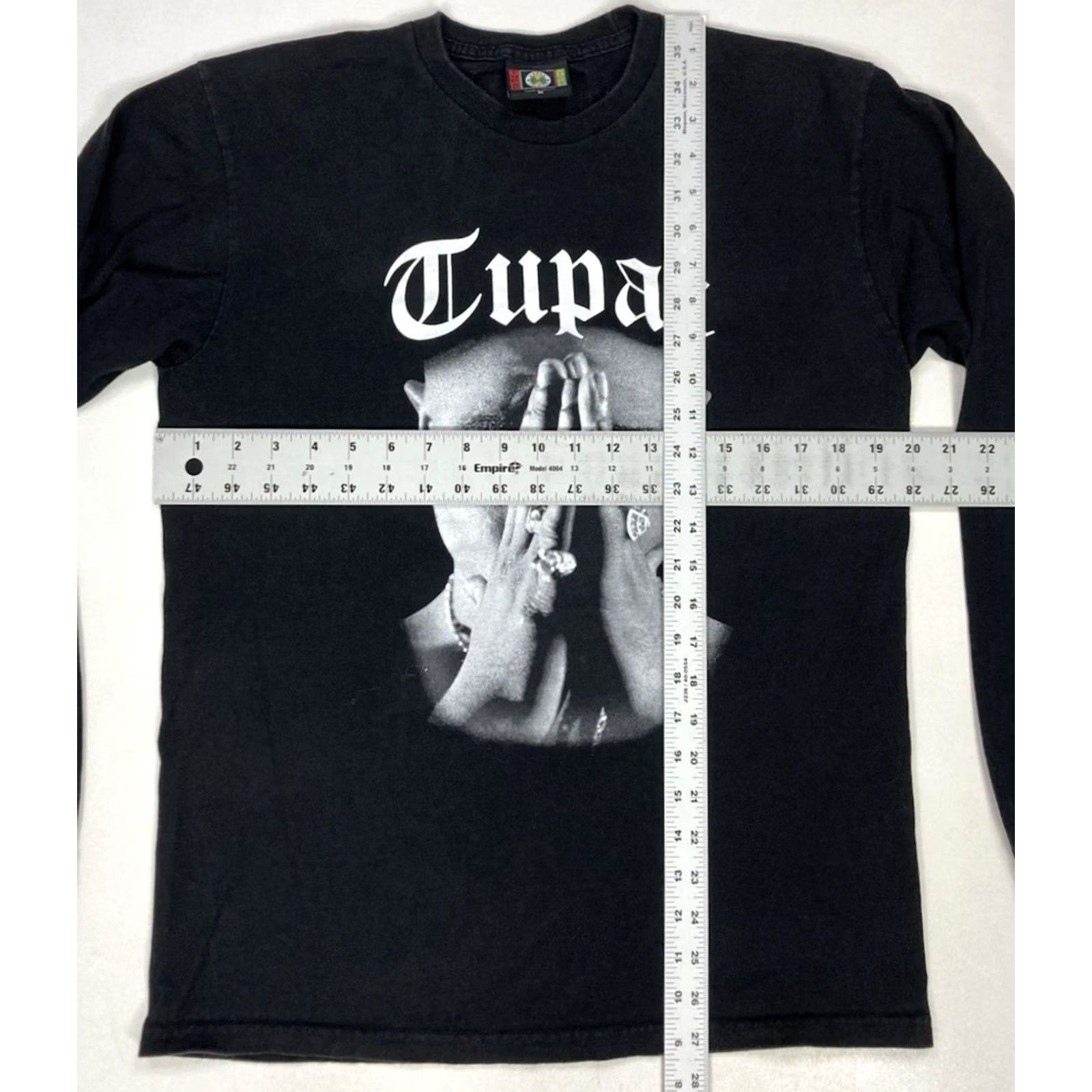 Vintage Cross Colours 2pac Tupac Shakur Retro Graphic T-shirt Men Medium Black Music Size US M / EU 48-50 / 2 - 7 Thumbnail