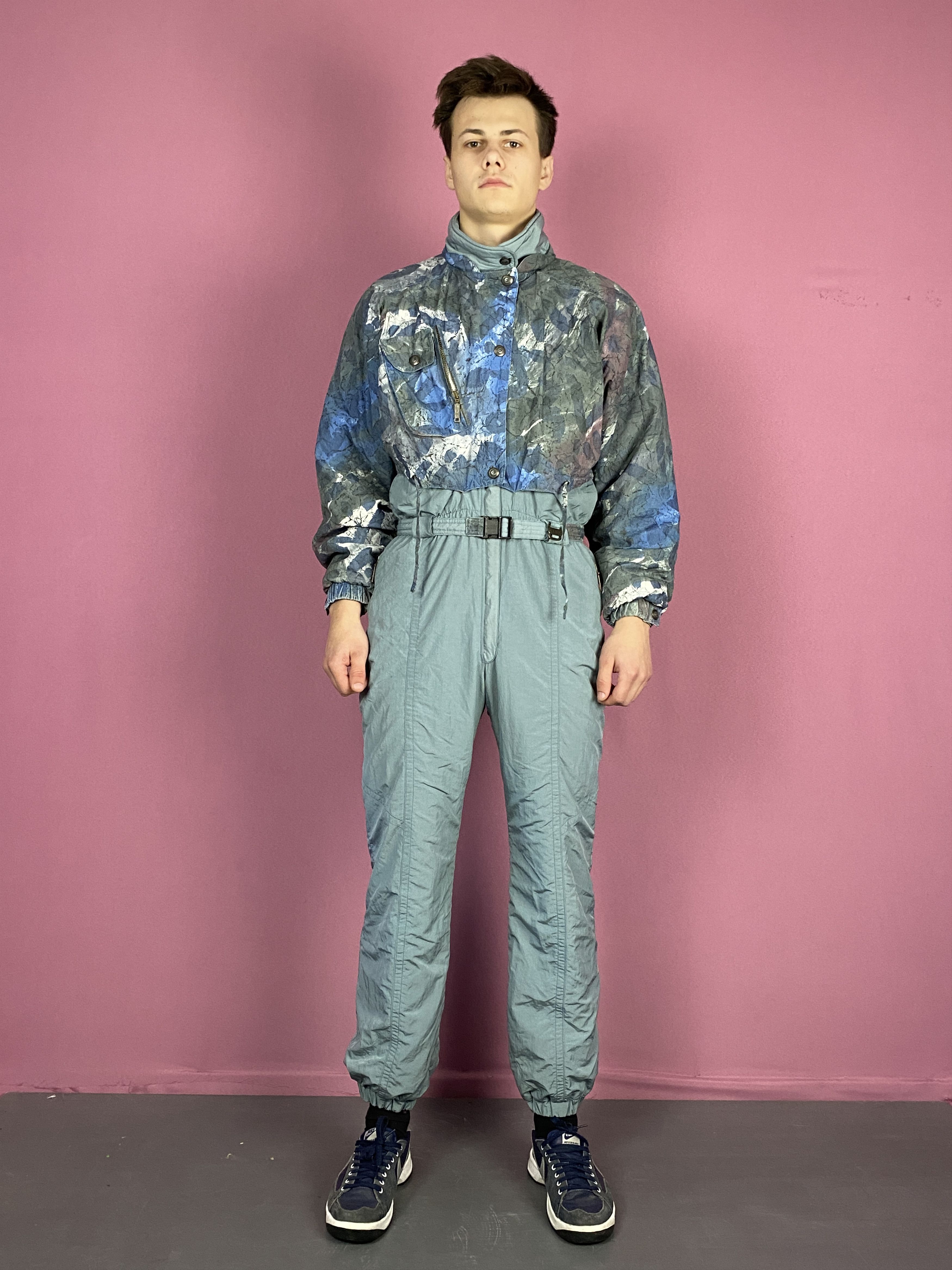 90s Eider Vintage Men's One Piece Ski Suit - L