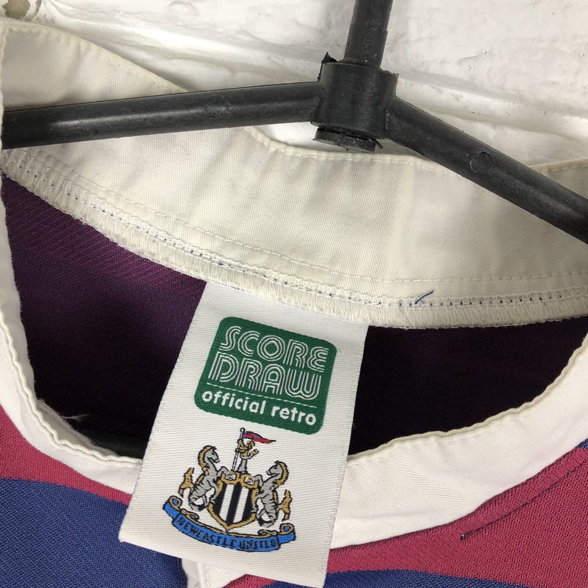 Other Newcastle United 1995 retro copy jersey draw score Size US M / EU 48-50 / 2 - 10 Thumbnail