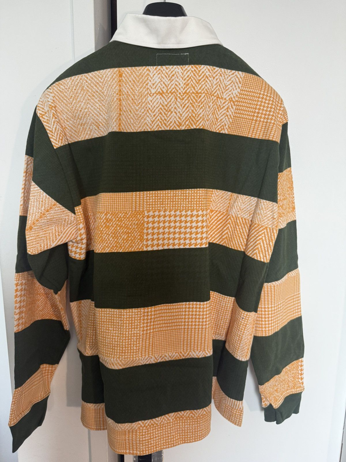 Beams Plus END. x Beams Plus 'Ivy League' Overdye Patchwork Rugby Shirt Size US L / EU 52-54 / 3 - 3 Thumbnail