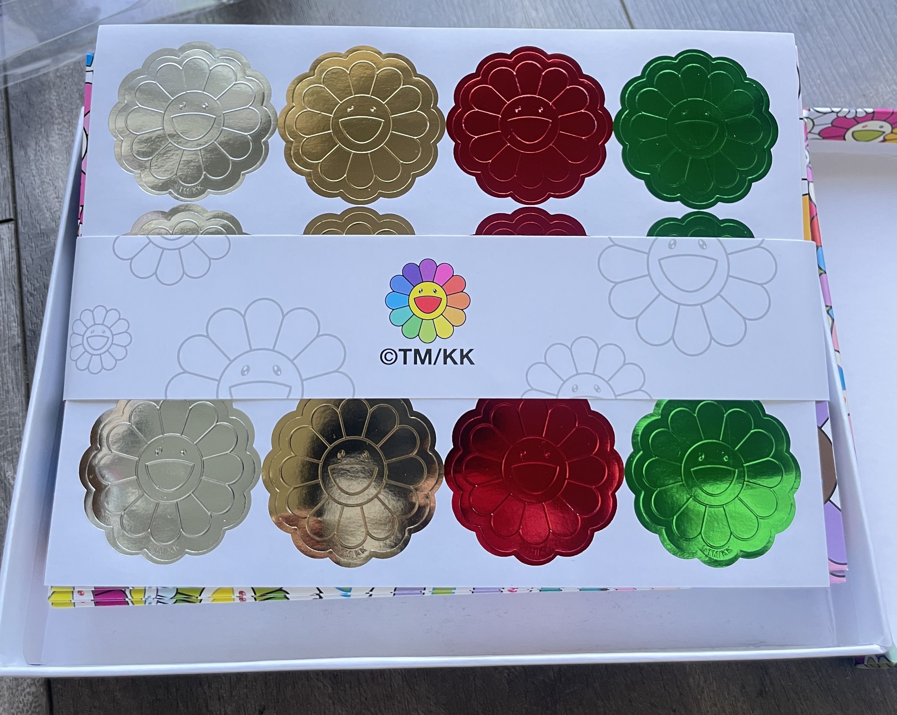 Japanese Brand New Murakami TM/KK Stationary Set 12 Cards, Stickers Size ONE SIZE - 7 Thumbnail
