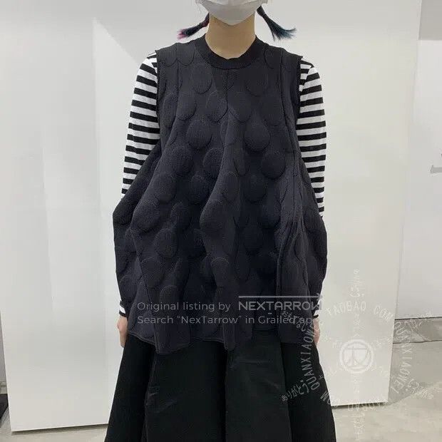 Comme des Garcons Comme Des Garcons Patchwork 3D Pumpkin Shape Knit Vest Size XS / US 0-2 / IT 36-38 - 1 Thumbnail