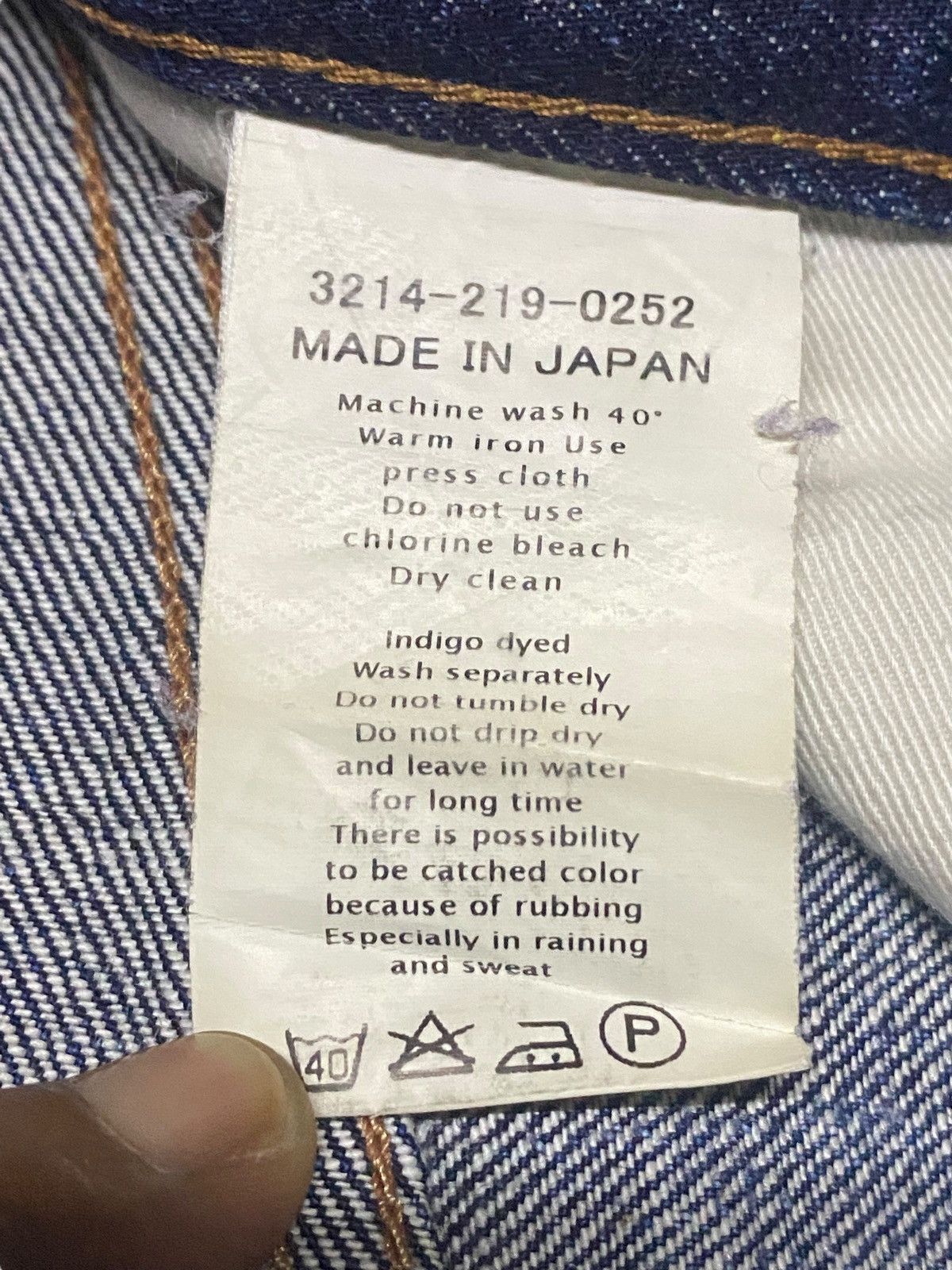 Japanese Brand Vintage Japan Brand Green Label Button Donut Button Fly Jean Size US 34 / EU 50 - 17 Thumbnail