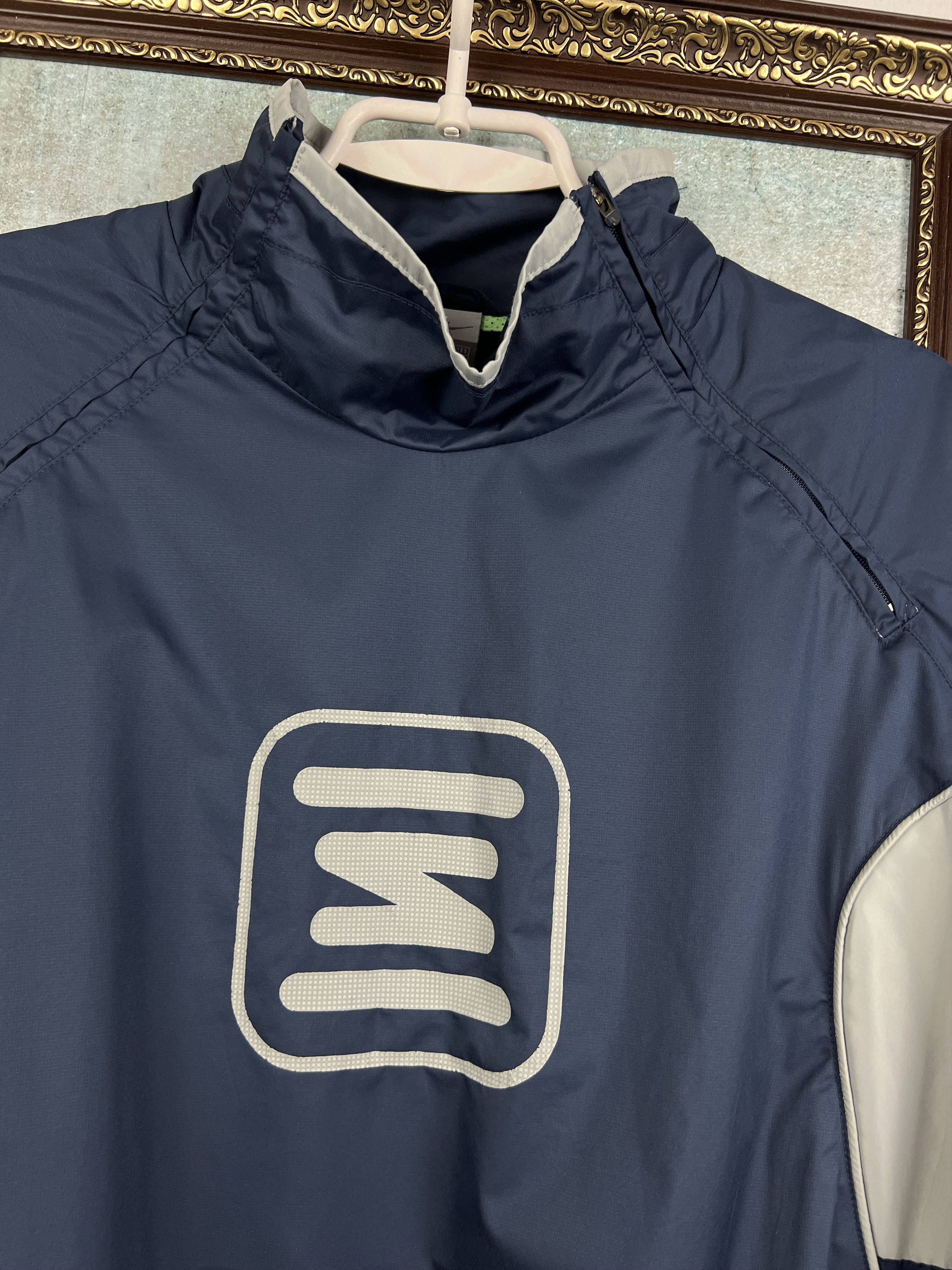 Nike Vintage 2000's Nike Shox Anorak Windbreaker Jacket Track Top Size US L / EU 52-54 / 3 - 3 Thumbnail