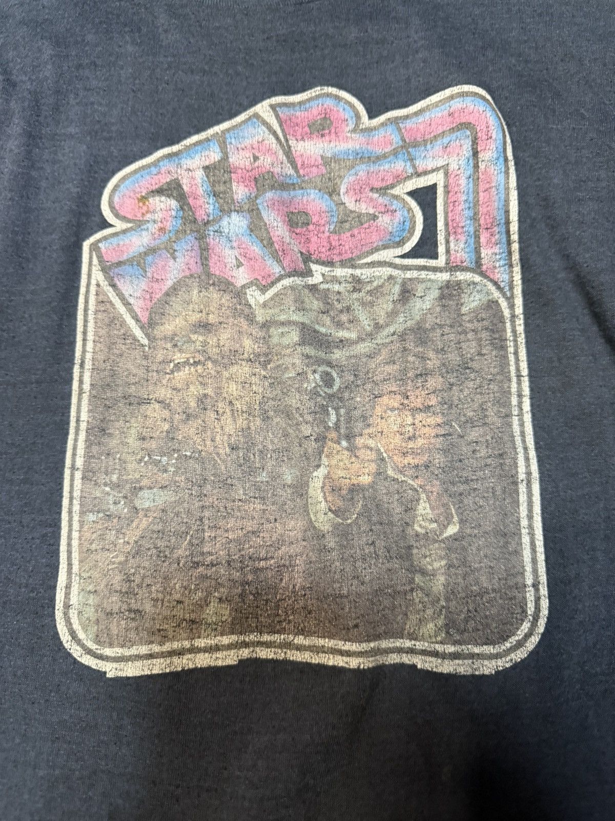 Star Wars ORIGINAL 70s Star Wars Vtg Movie Han Solo Chewbacca 1977 Size US M / EU 48-50 / 2 - 2 Thumbnail