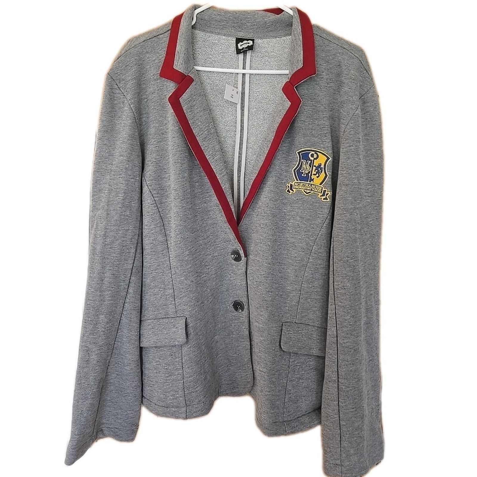Target Basics Beetlejuice Astrid Graphic Blazer Heather Gray 2XL NEW! Size XXL / US 16-18 / IT 52-54 - 2 Thumbnail