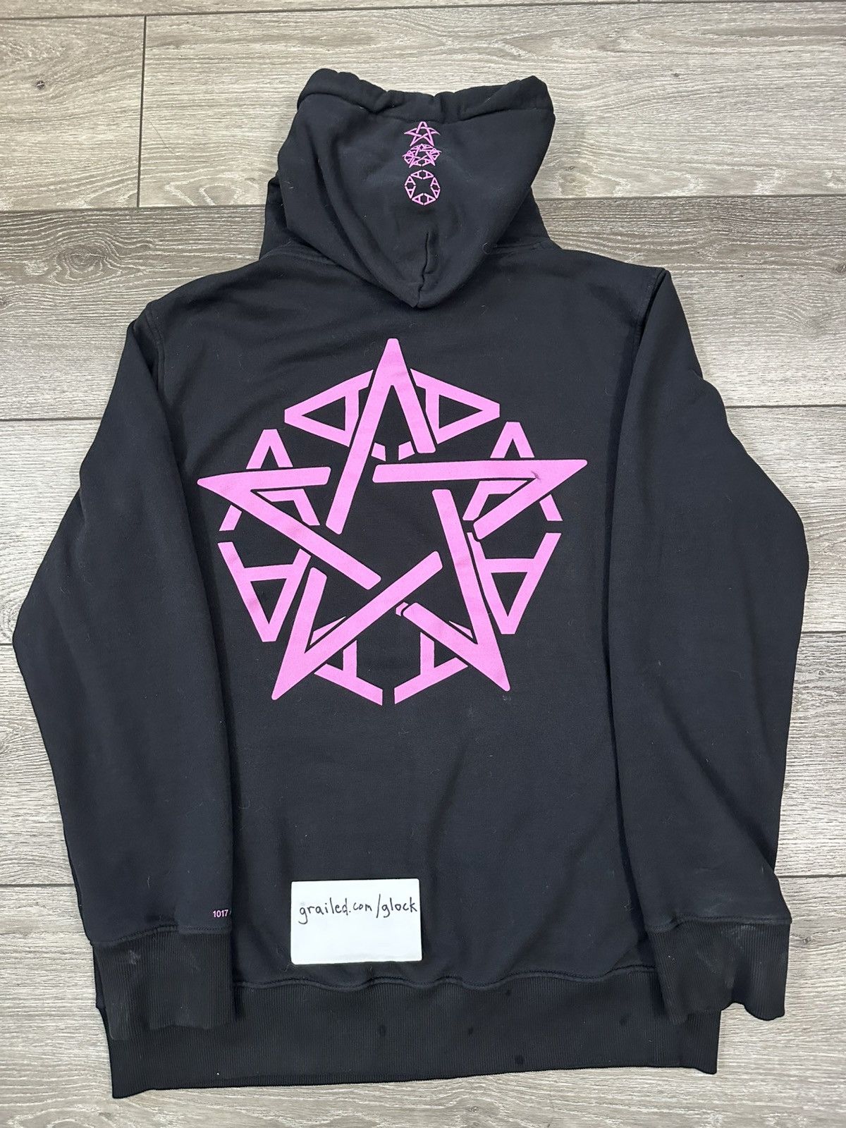 1017 ALYX 9SM 1017 Alyx Destroy Lonely Pink Black Hoodie Size XL Size US XL / EU 56 / 4 - 6 Thumbnail