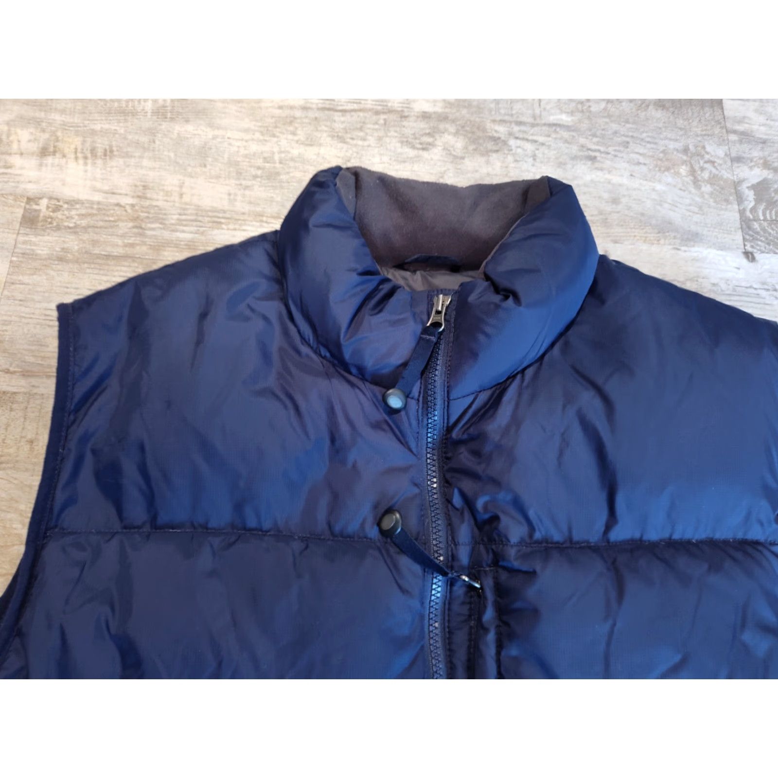 Vintage L.L. Bean Vest Men XL Blue Full Zip Snap Button 80% Goose Down Puffer Outdoors Size US XL / EU 56 / 4 - 6 Thumbnail