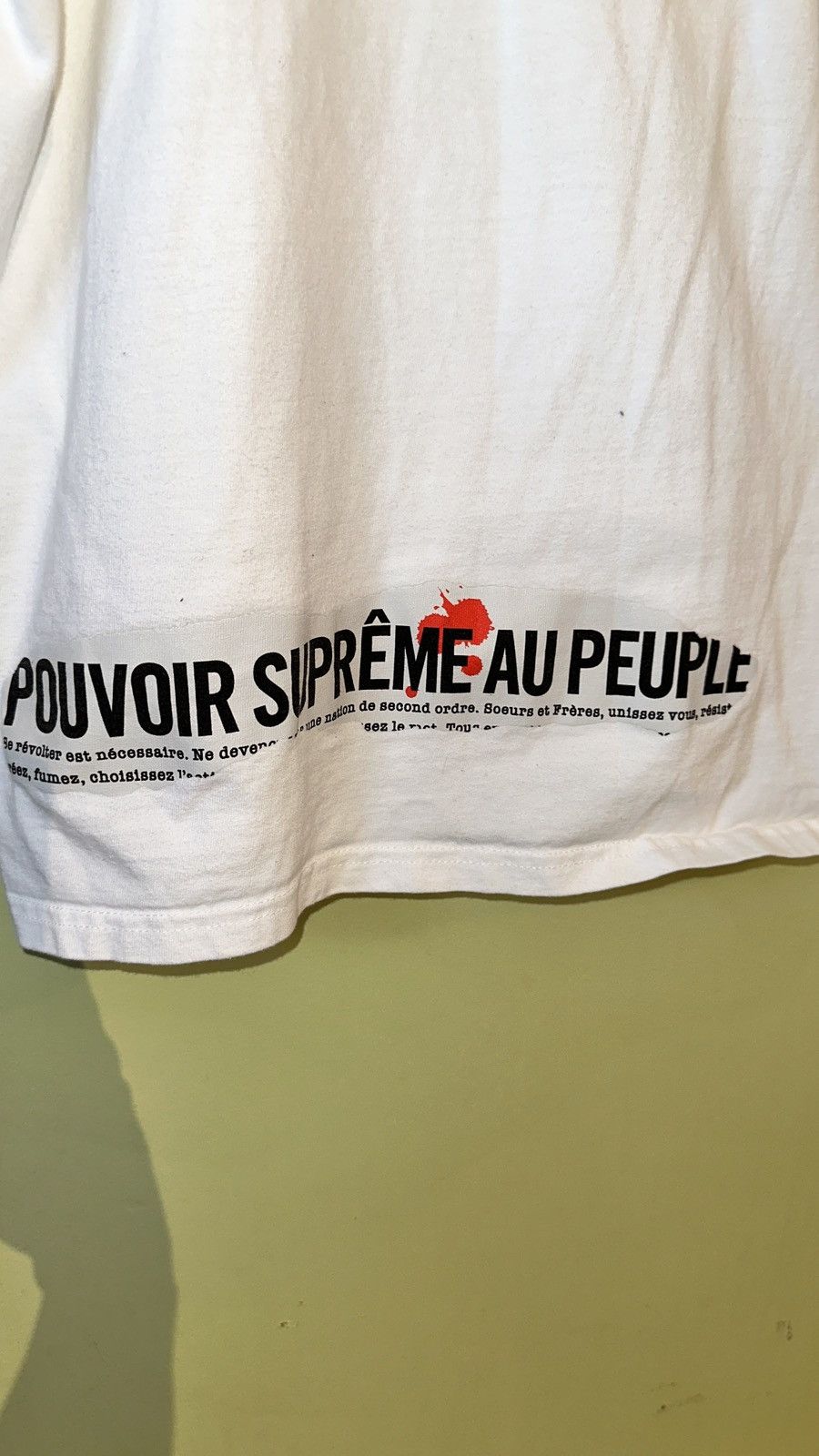 Supreme Supreme “Supreme power to the people” t-shirt Size US M / EU 48-50 / 2 - 2 Thumbnail