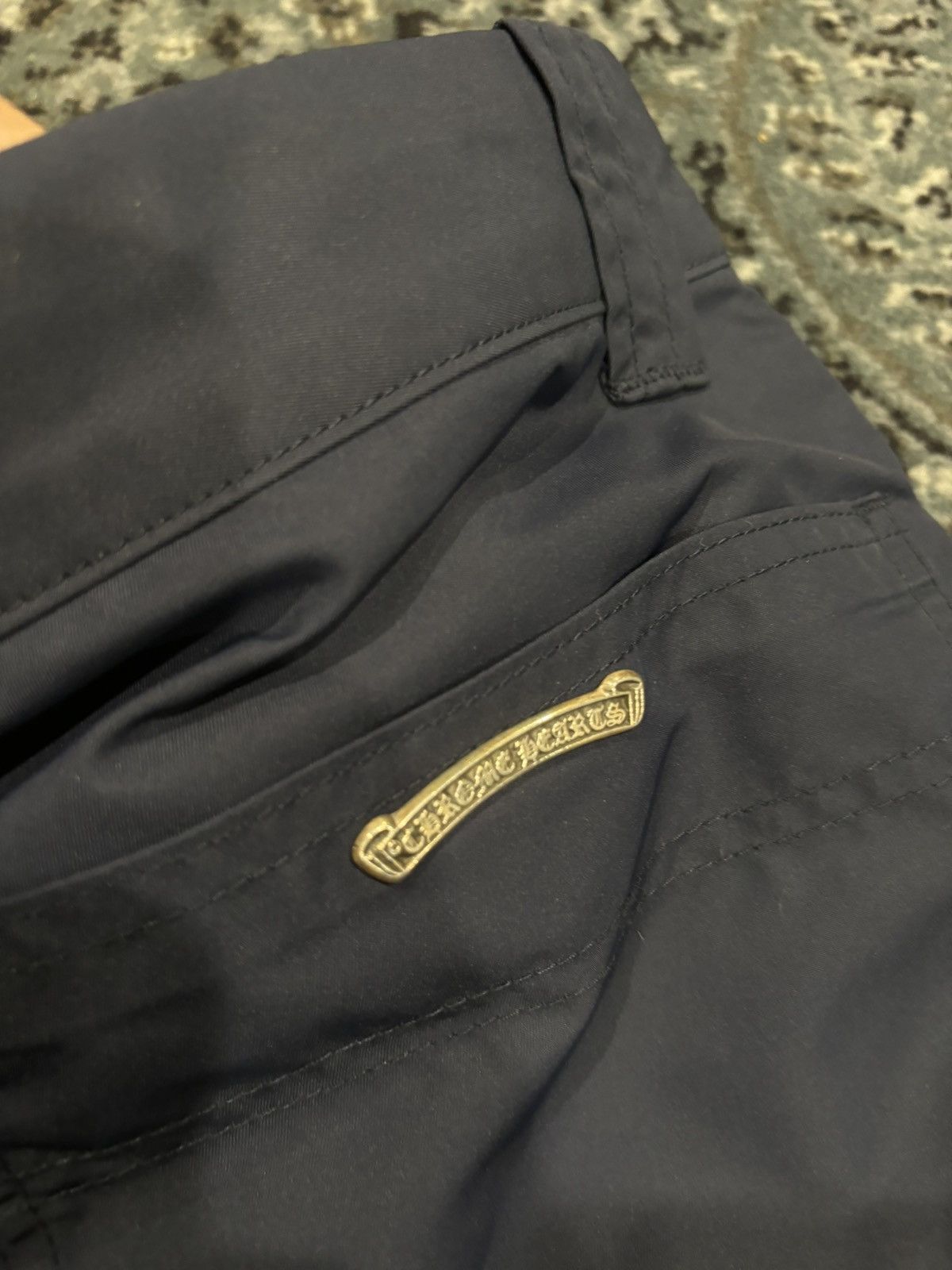 Chrome Hearts Chrome Hwarts Double Knee Carpetner shorts Navy Yellow 30 Size US 30 / EU 46 - 5 Thumbnail