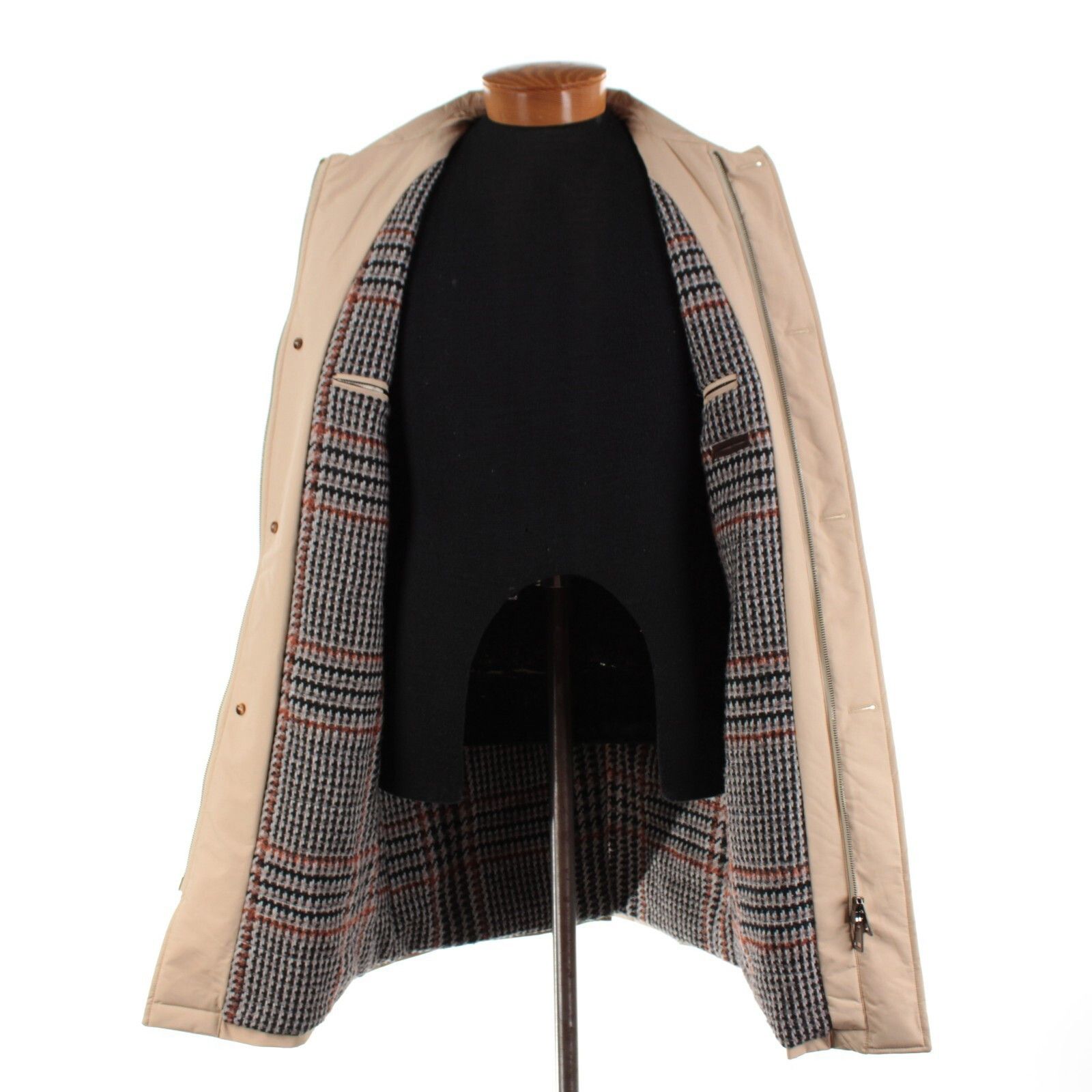 Kiton Kiton Jacket Size L US In Beige Polyester Blend Size US L / EU 52-54 / 3 - 8 Thumbnail