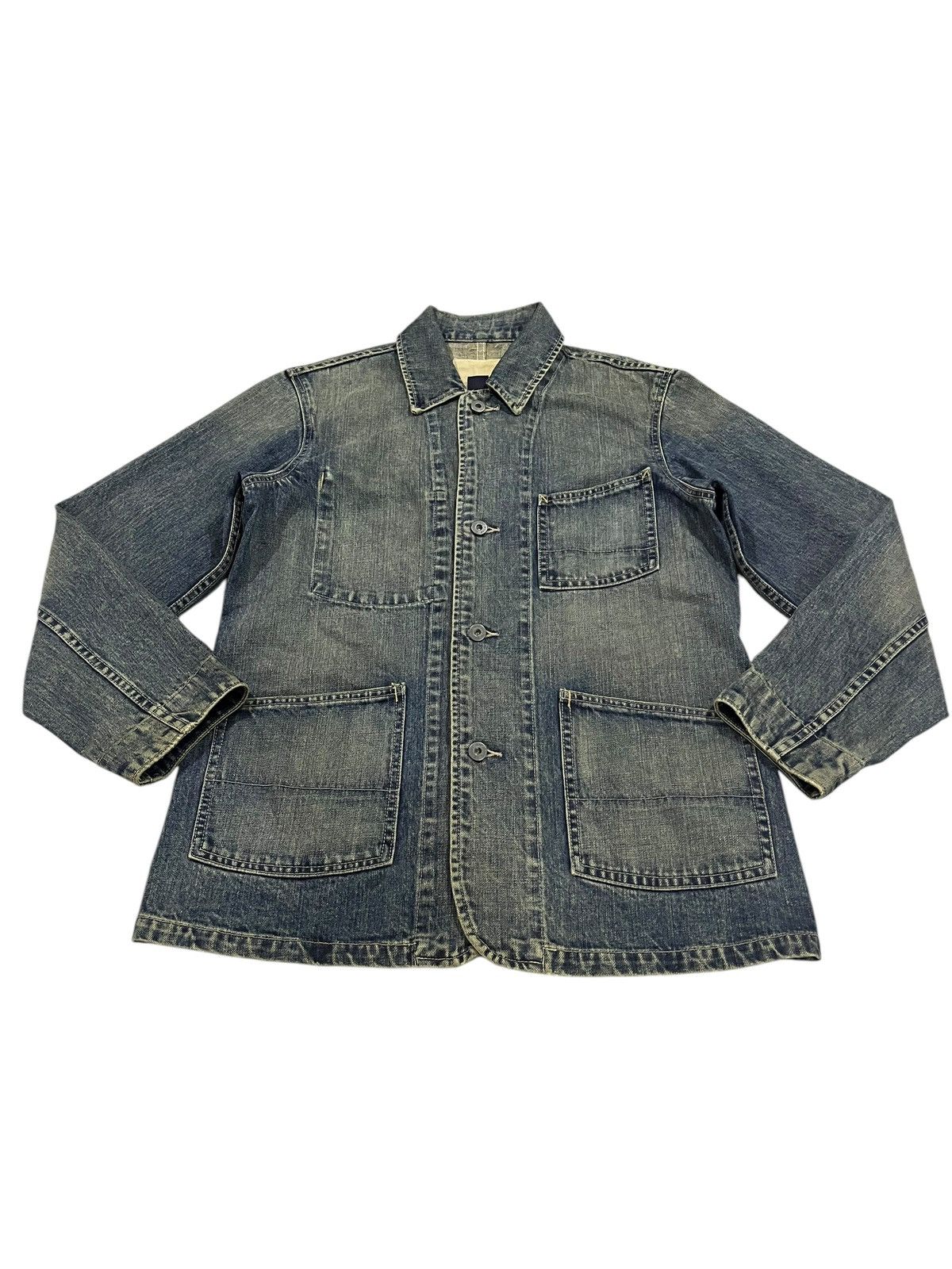 Gap VINTAGE GAP DENIM CHORE JACKET Size US L / EU 52-54 / 3 - 1 Thumbnail