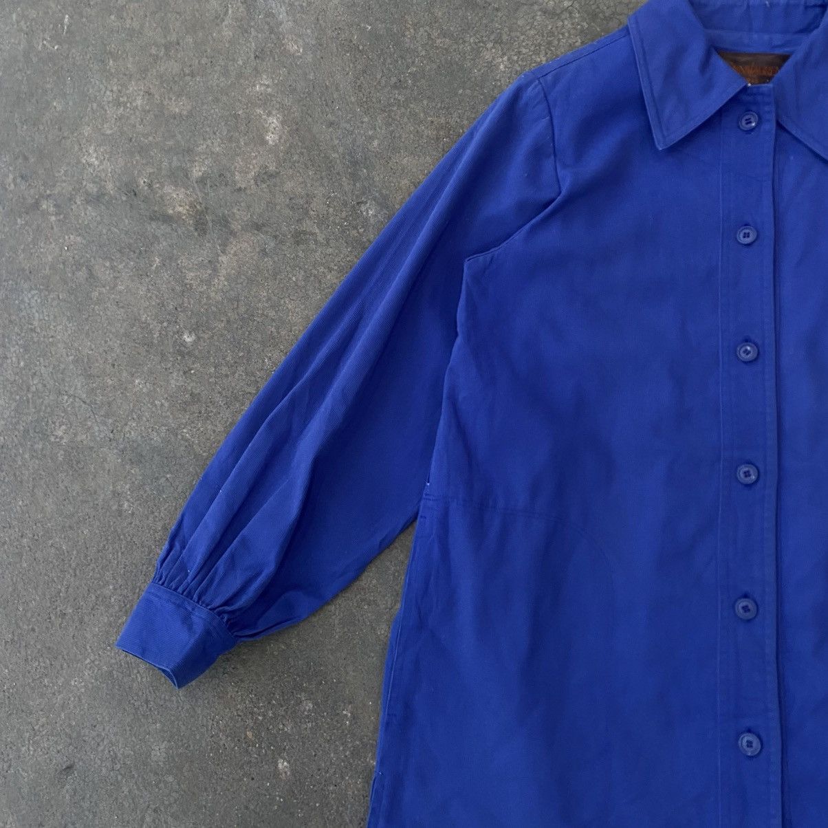 Yves Saint Laurent ‼️LAST DROP‼️YSL French Work Jacket Blue Vintage YSL Paris Size S / US 4 / IT 40 - 8 Thumbnail