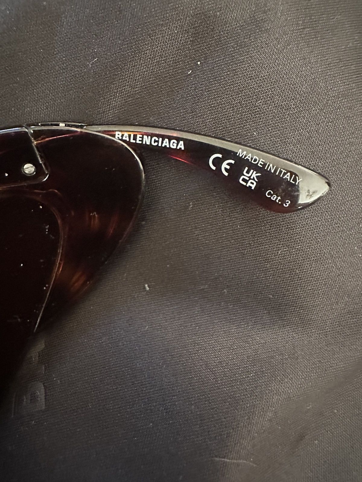 Balenciaga Balenciaga Tortoiseshell Wire Cat Sunglasses Size ONE SIZE - 3 Thumbnail
