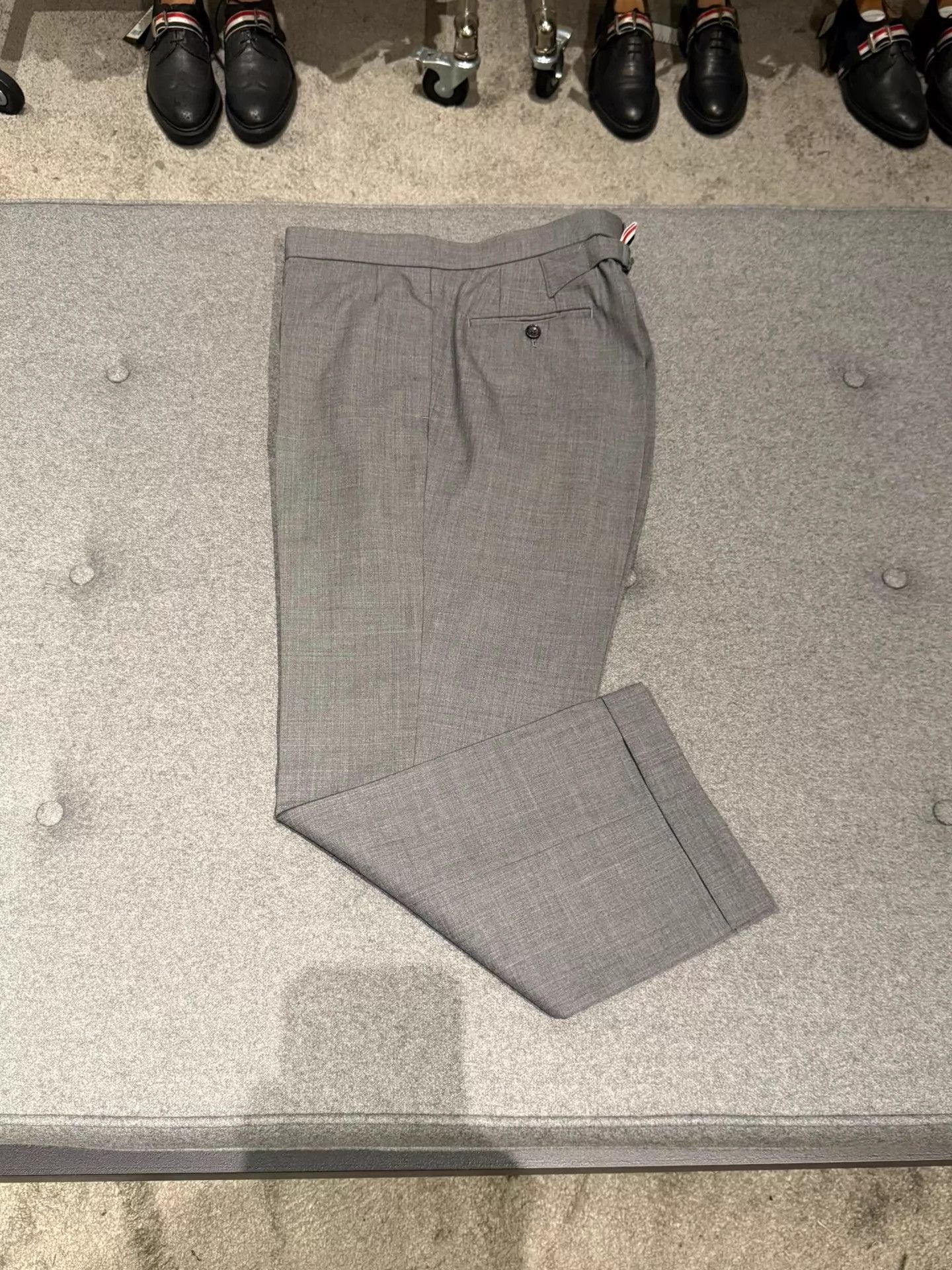Thom Browne Thom Browne Classic High-Waist Midgray Pants Size 2 New Size US 32 / EU 48 - 3 Thumbnail