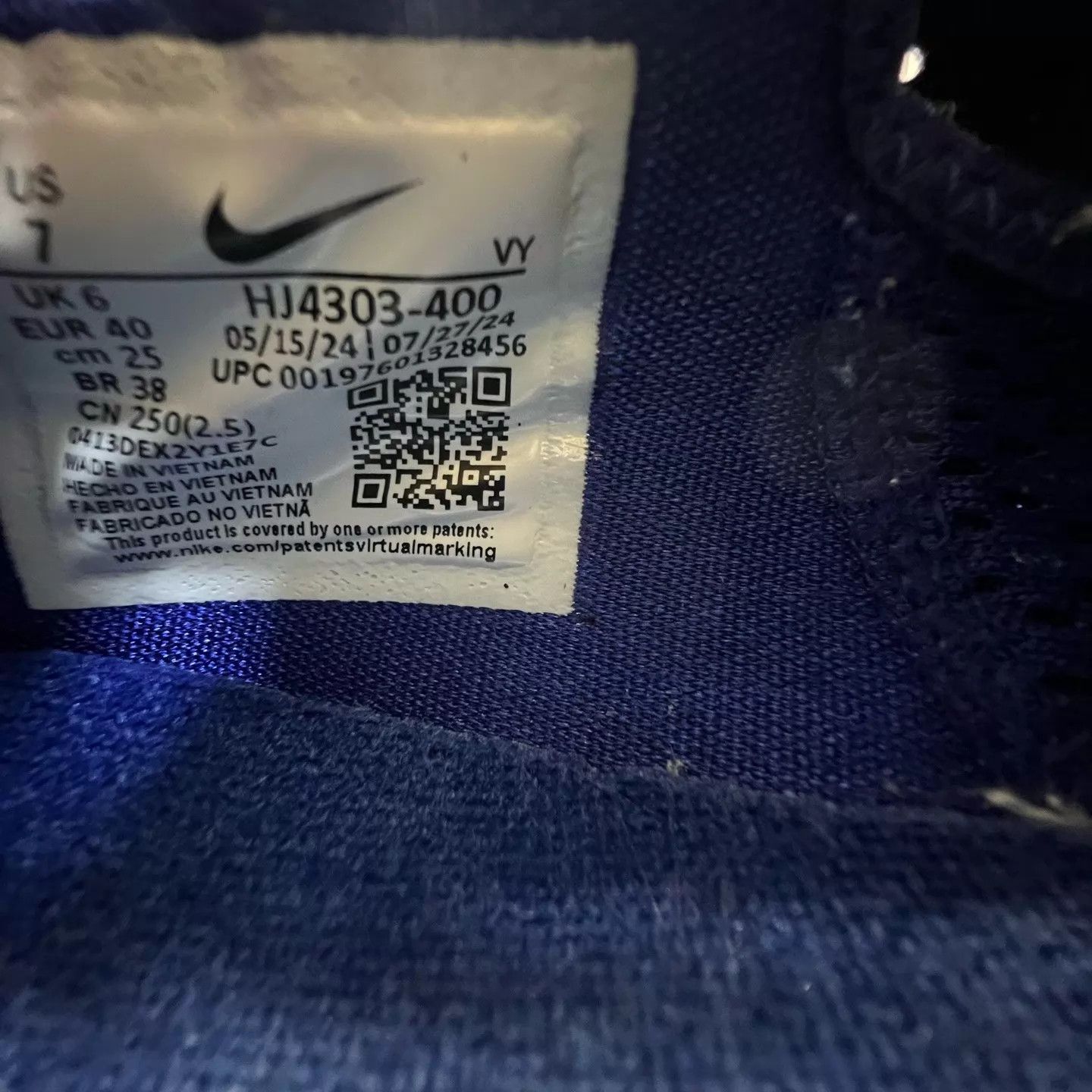 Nike zk5 x-ray blue size 40 Size US 7 / EU 40 - 6 Thumbnail