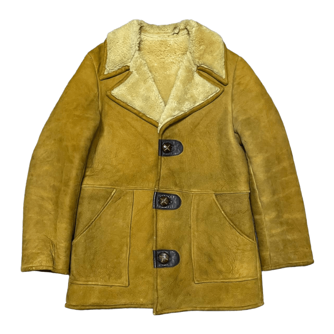 Vintage Vintage Sheepskin Leather Jacket Shearling Size US M / EU 48-50 / 2 - 1 Thumbnail