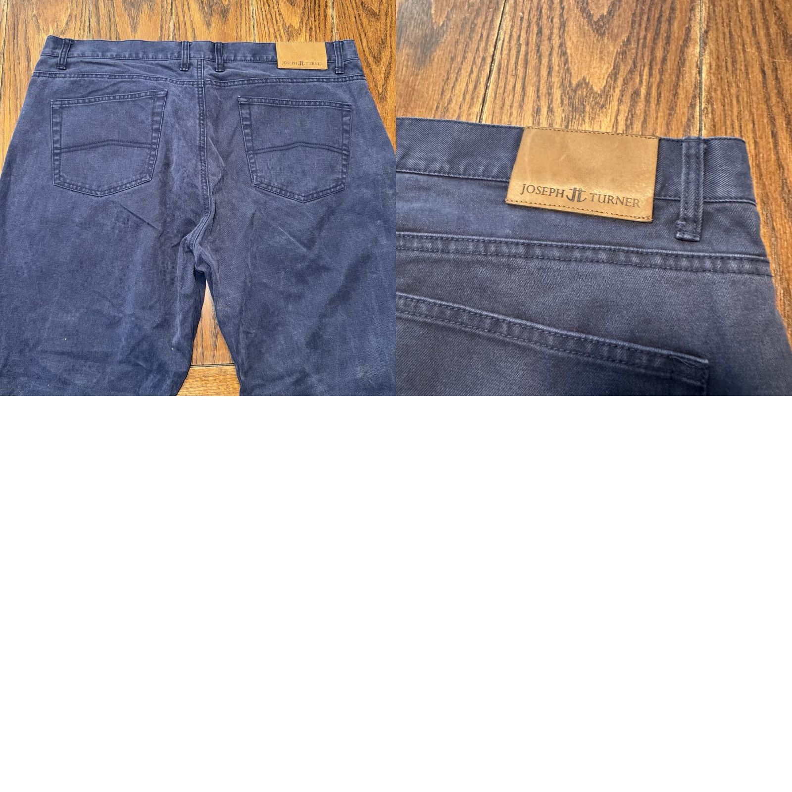 Joseph Joseph Turner Yorkshire Blue Jeans Men’s 42x30 Denim Cotton Regular Straight City London Pockets 8 leg 12.5 rise Good condition Mens Regular Jeans Size US 42 / EU 58 - 8 Thumbnail