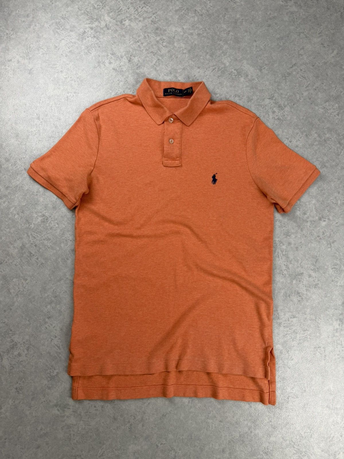Polo Ralph Lauren Polo Ralph Lauren Orange Polo Shirt Short Sleeve Size S Size US S / EU 44-46 / 1 - 1 Thumbnail