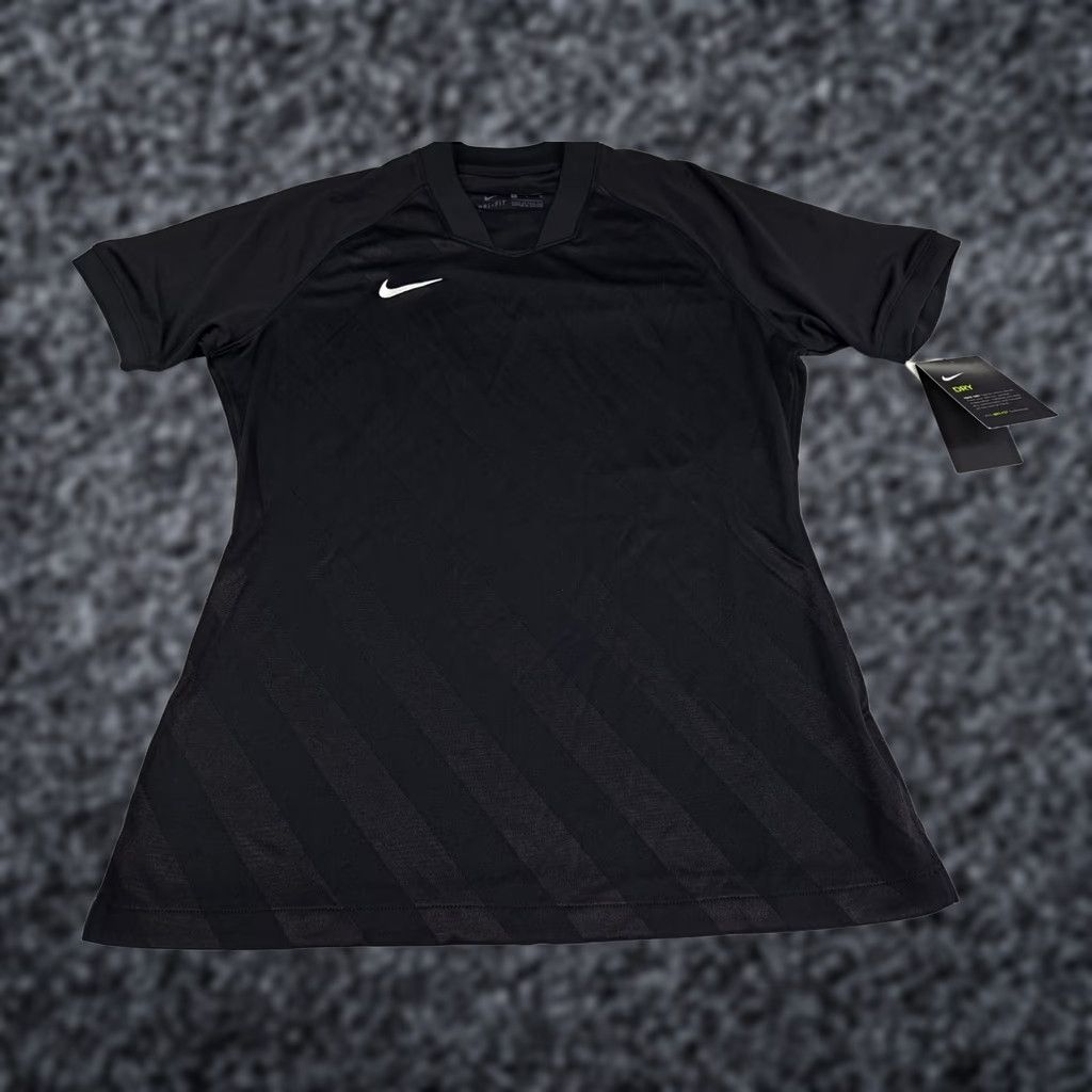 Nike Nike Dri-Fit Short Sleeve Shirt Soccer Women’s M Black Pullover Lightweight Breathable Athletic Shirt Shirt Size M / US 6-8 / IT 42-44 - 1 Thumbnail