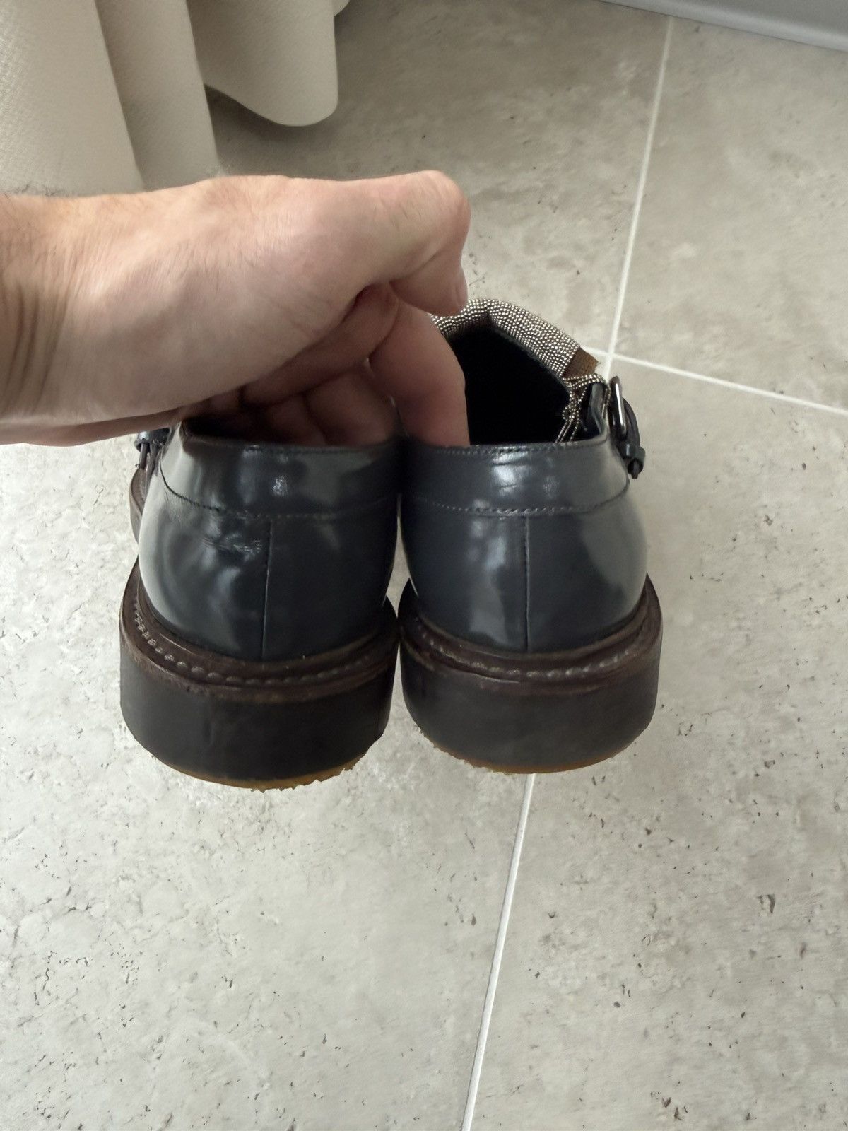 Brunello Cucinelli Vintage Brunello Cucinelli Loafers Shoes Size US 7.5 / EU 40-41 - 7 Thumbnail