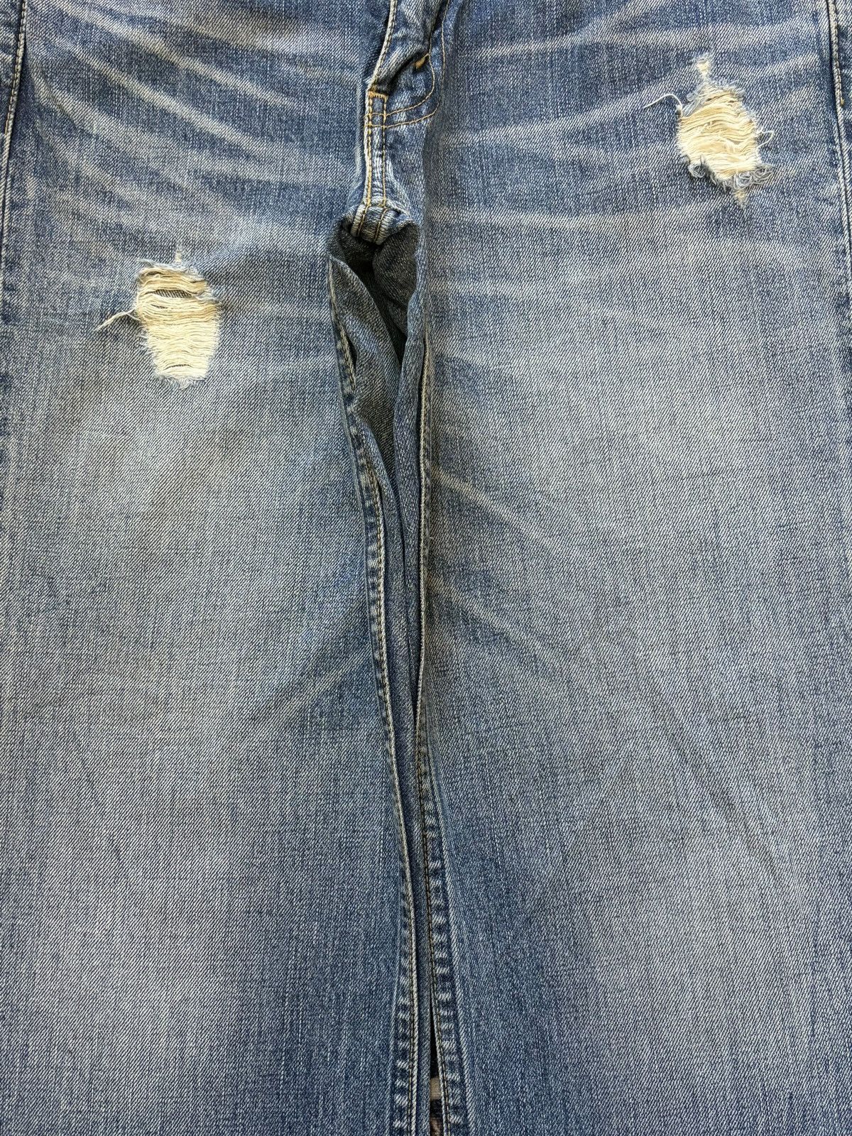Levi's Vintage 90s Levis 502 Faded Wash Distressed Jeans Size US 27 - 3 Thumbnail
