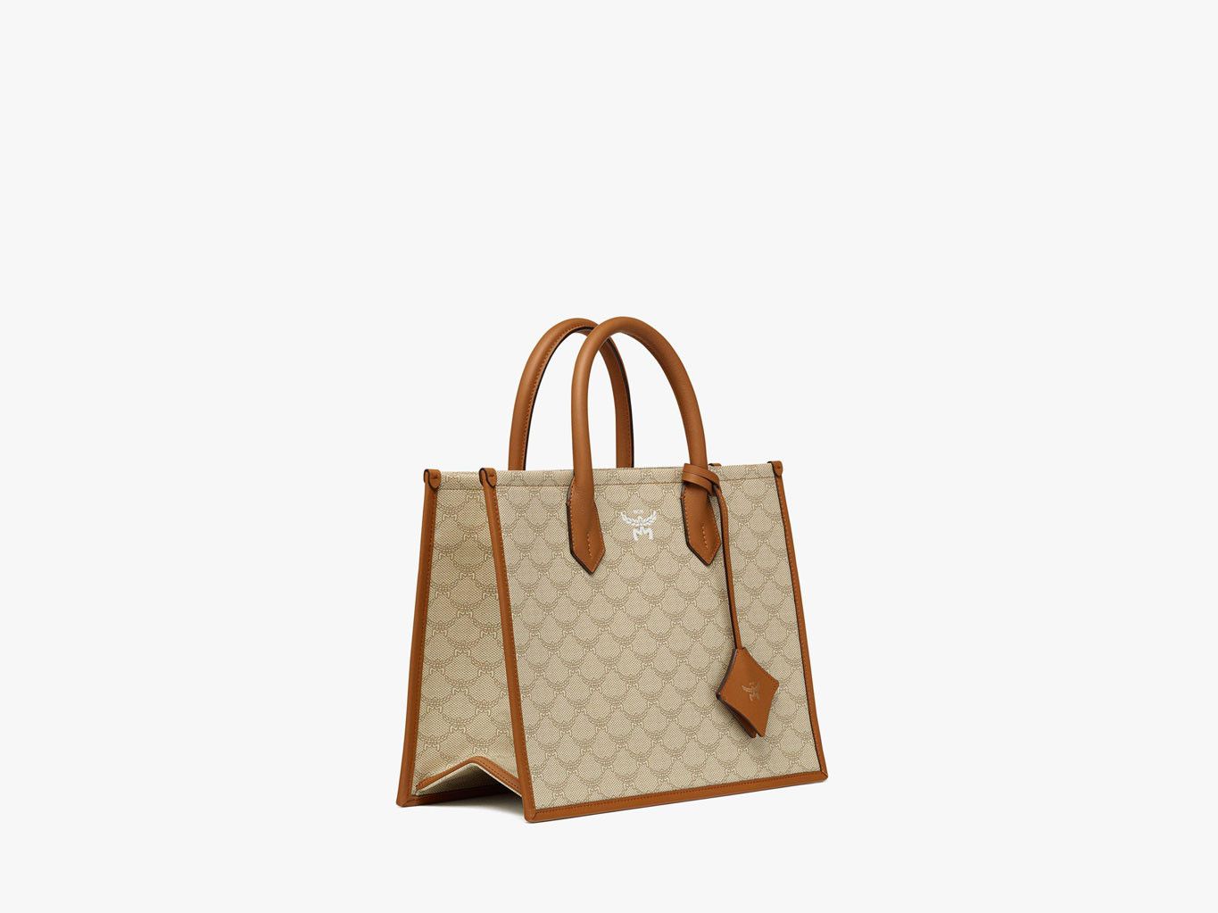 MCM o1mt1gz0725 Size: OS / Medium Tote Bag in Beige Size ONE SIZE - 4 Thumbnail